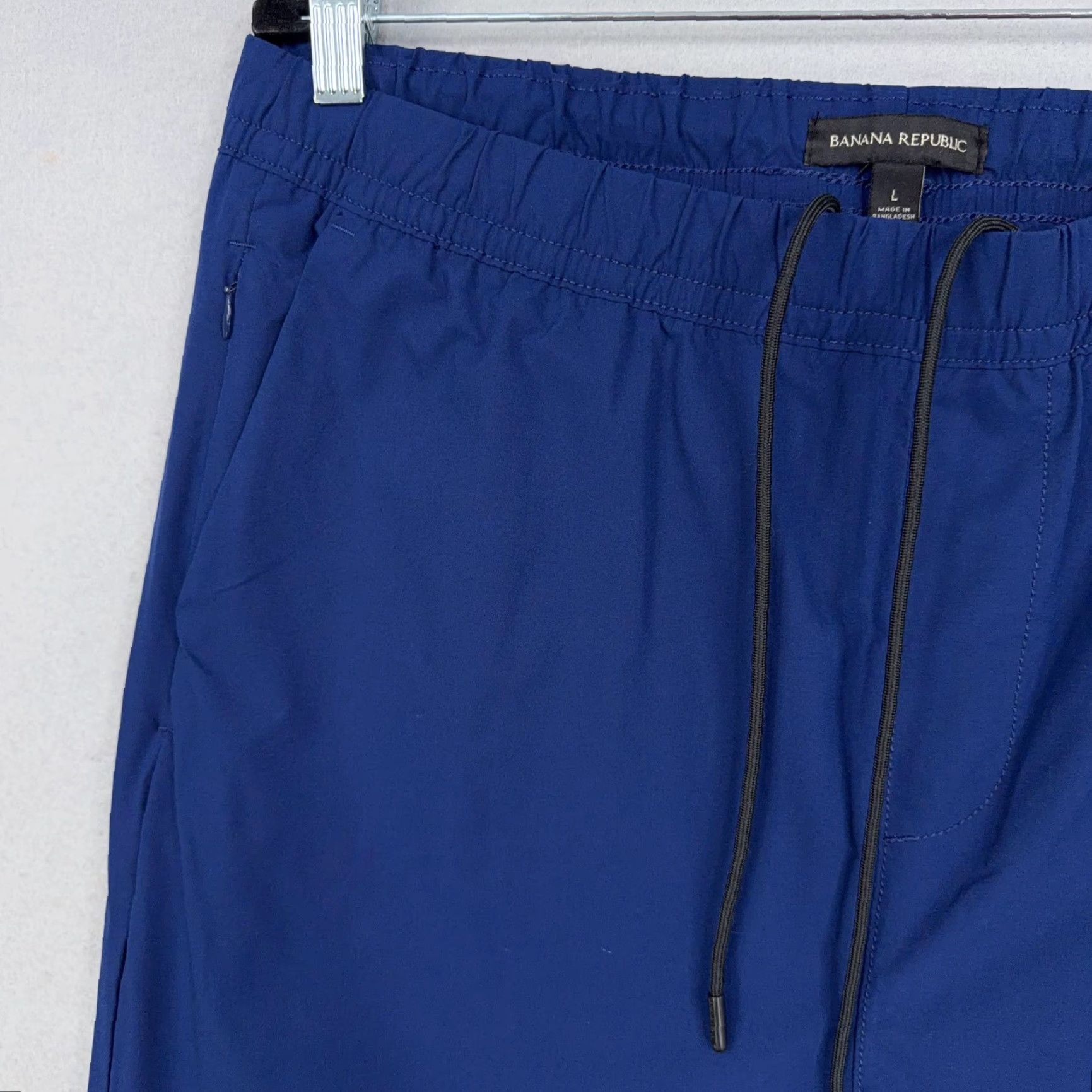 Banana Republic Banana Republic Pants Mens Large Blue Joggers Tapered Regular Size US 33 - 4 Thumbnail