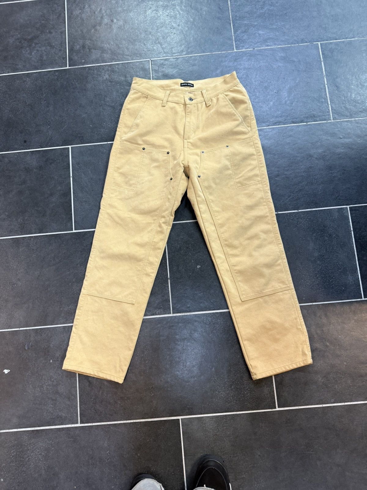 Seventh Heaven double knee suede pants