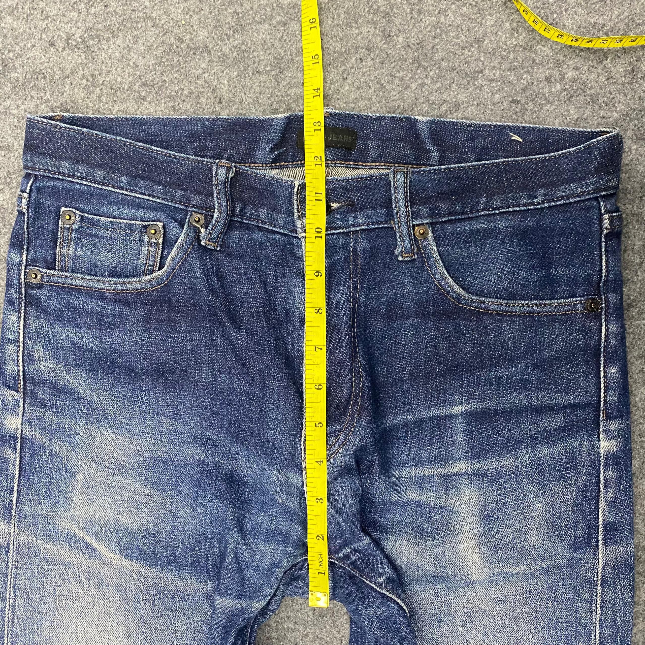 Japanese Brand 💥Best Offer💥Vintage Uniqlo Slim Fit Denim Size US 32 / EU 48 - 4 Thumbnail