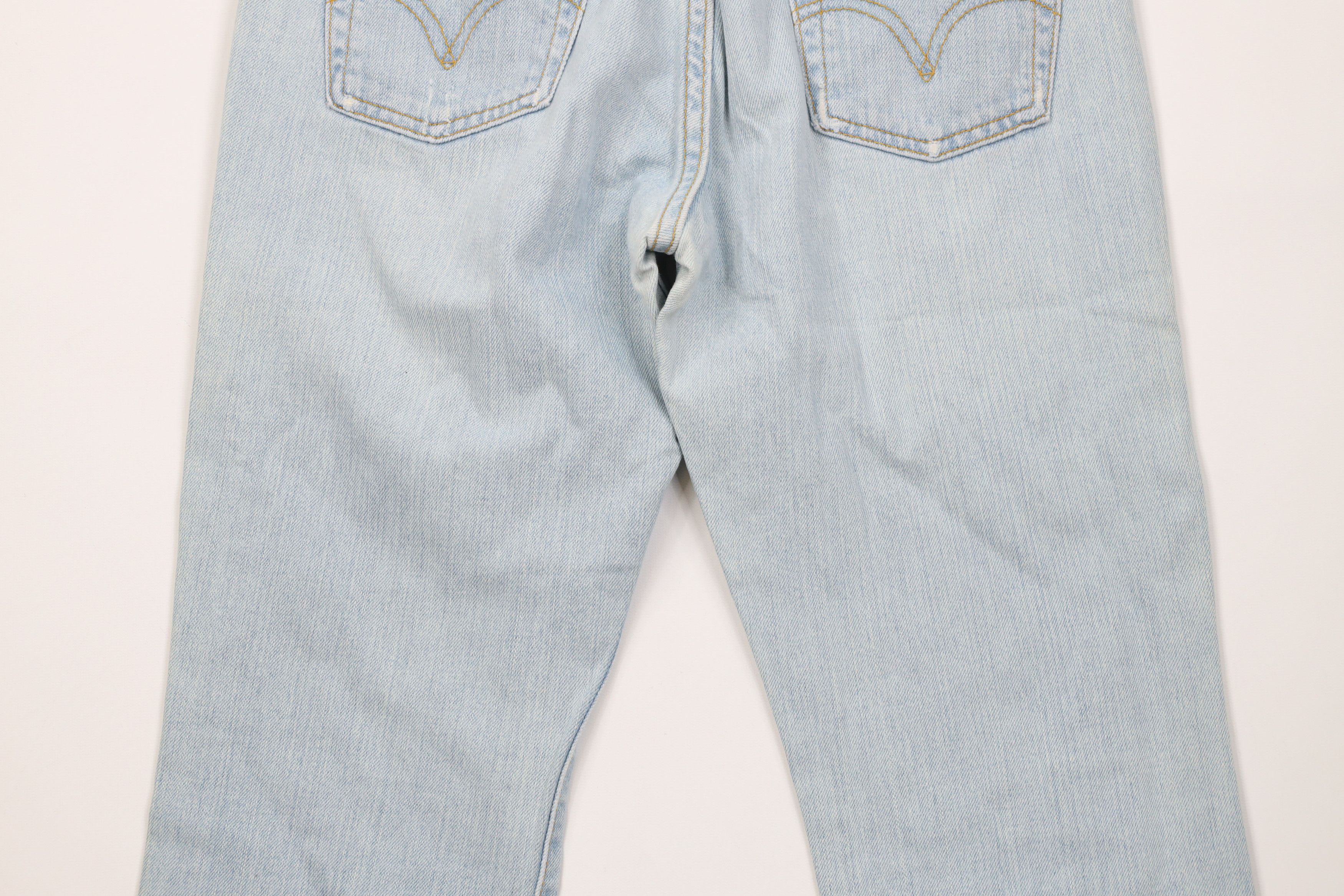 Levi's Vintage Y2K 2005 Levis 519 Rise Flared Denim Jeans Blue Size 30" / US 8 / IT 44 - 11 Thumbnail