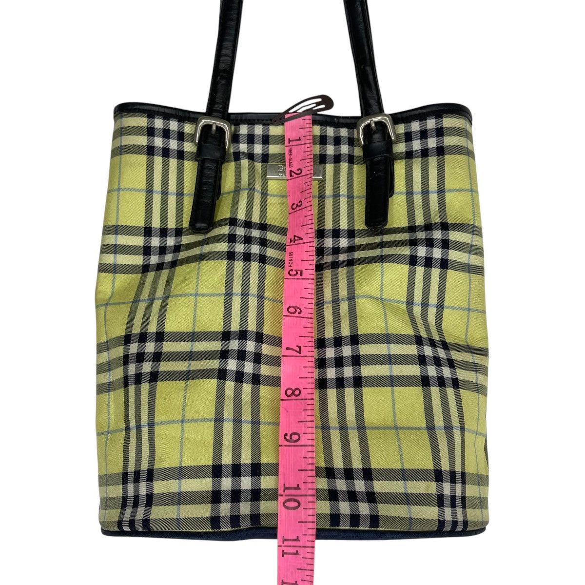 Burberry Burberry Nova Check Blue Label Shoulder Bag Yellow Size ONE SIZE - 6 Thumbnail