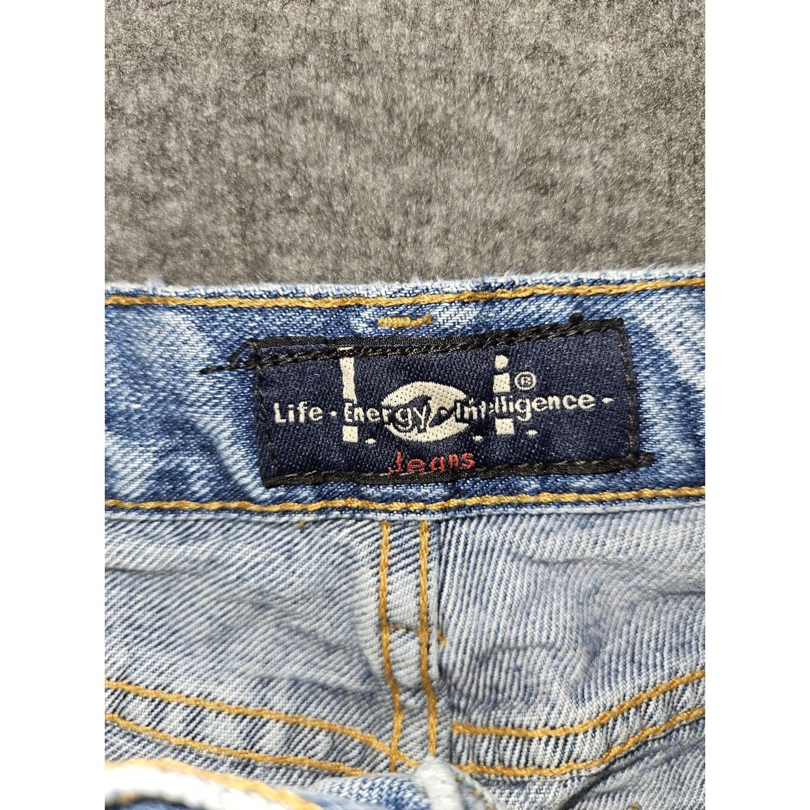 L.E.I. VINTAGE l.e.i. Jeans Juniors 13 Blue Light Wash Bootcut 100% Cotton Denim 90's Jeans Womens Size 34" / US 12 / IT 48 - 2 Thumbnail