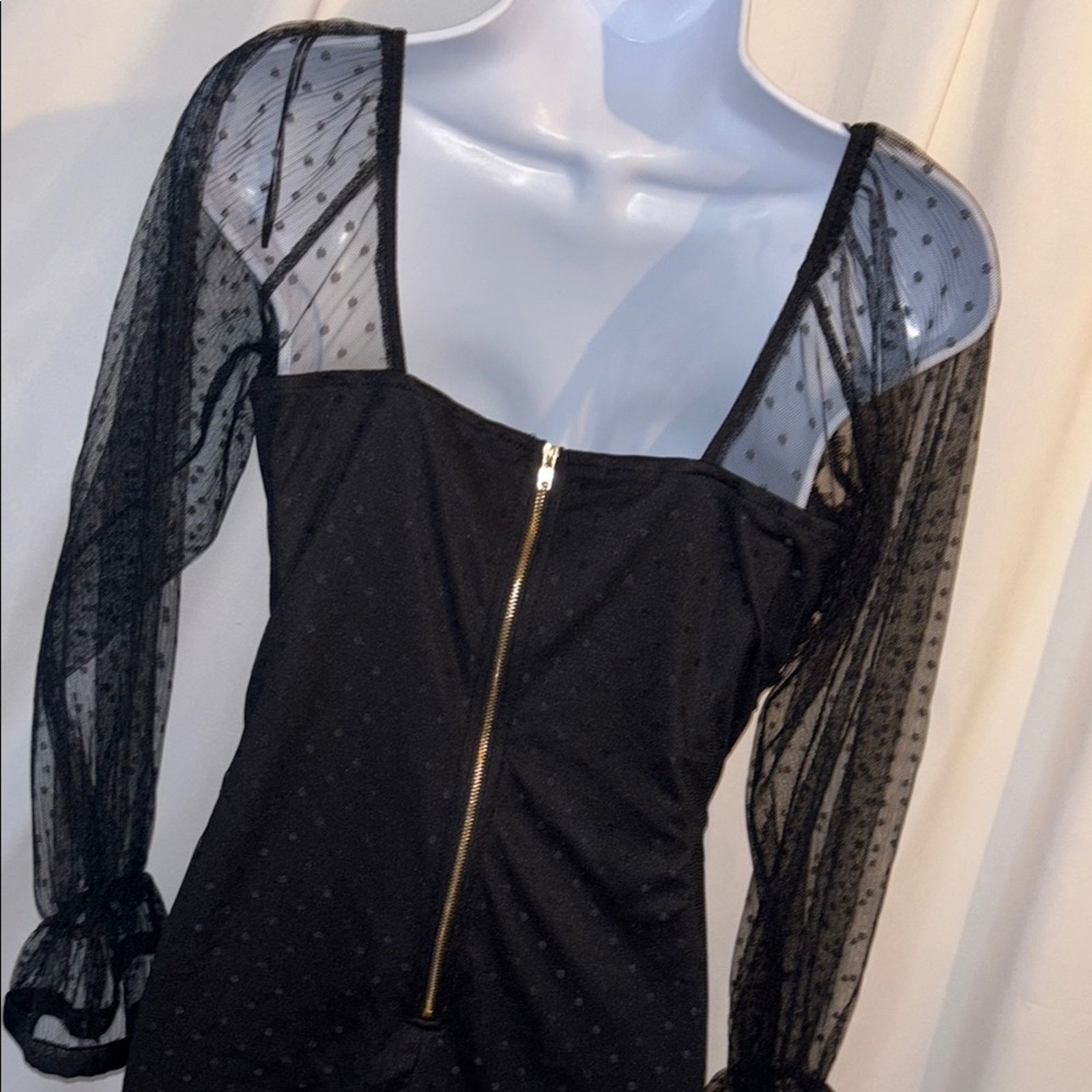 The Unbranded Brand Haute Monde Elegant Black Lace Dress Size Medium Size M / US 6-8 / IT 42-44 - 5 Thumbnail
