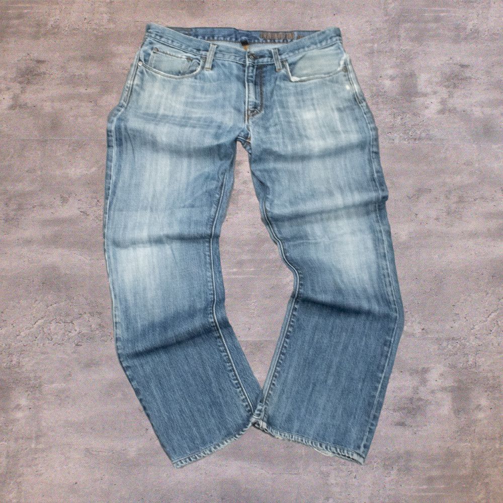 Gap Y2K 00's Straight Fit Baggy Relax Denim Jean's Pant's Size US 34 / EU 50 - 2 Thumbnail