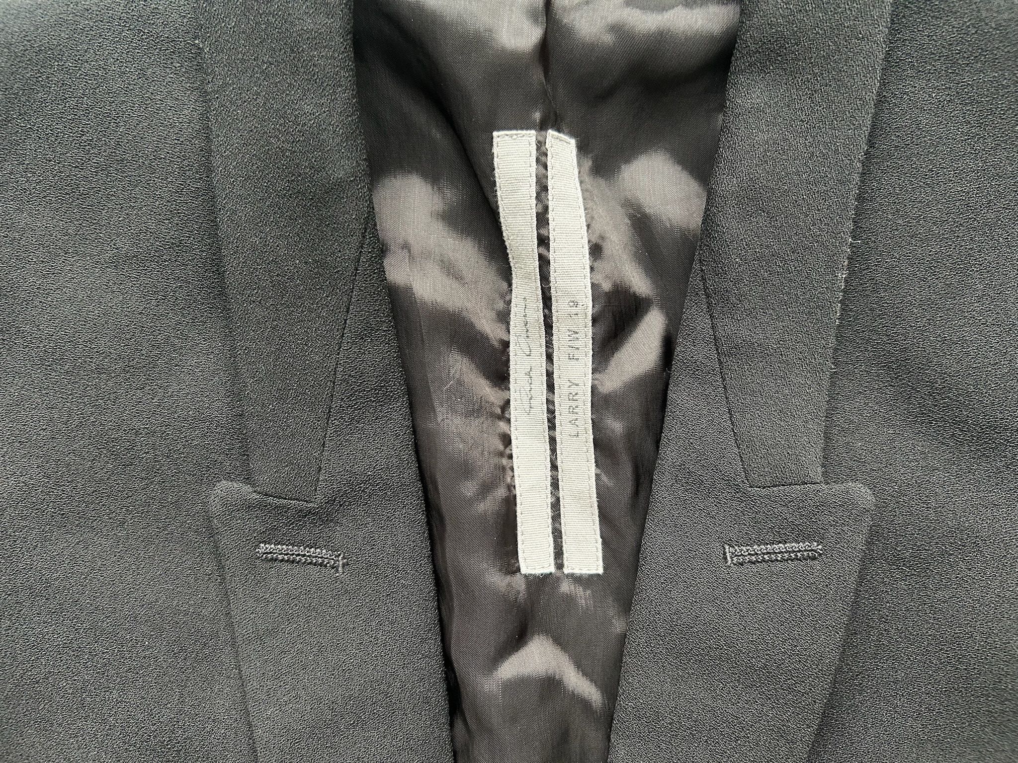 Rick Owens Rick Owens FW19 LARRY Black Blazer Size US S / EU 44-46 / 1 - 4 Thumbnail