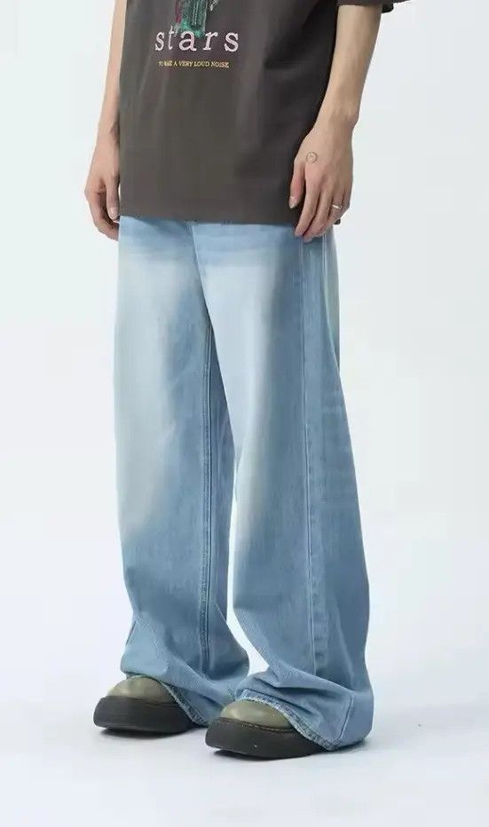 Japanese Brand Wide Leg Denim Pant Size US 32 / EU 48 - 4 Thumbnail