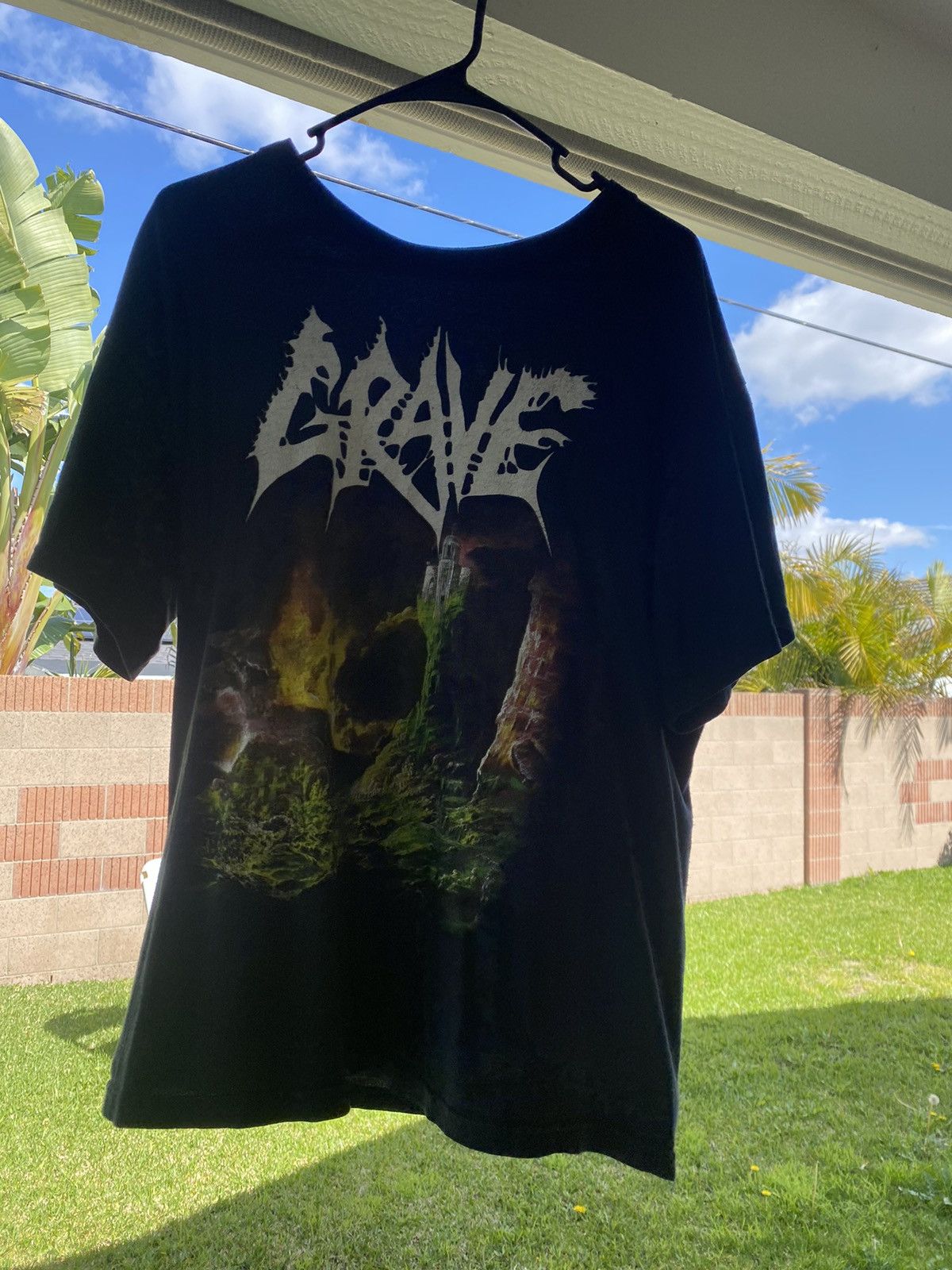 Band Tees × Deathwish × Vintage VTG Grave Tour T-Shirt Size US L / EU 52-54 / 3 - 1 Thumbnail