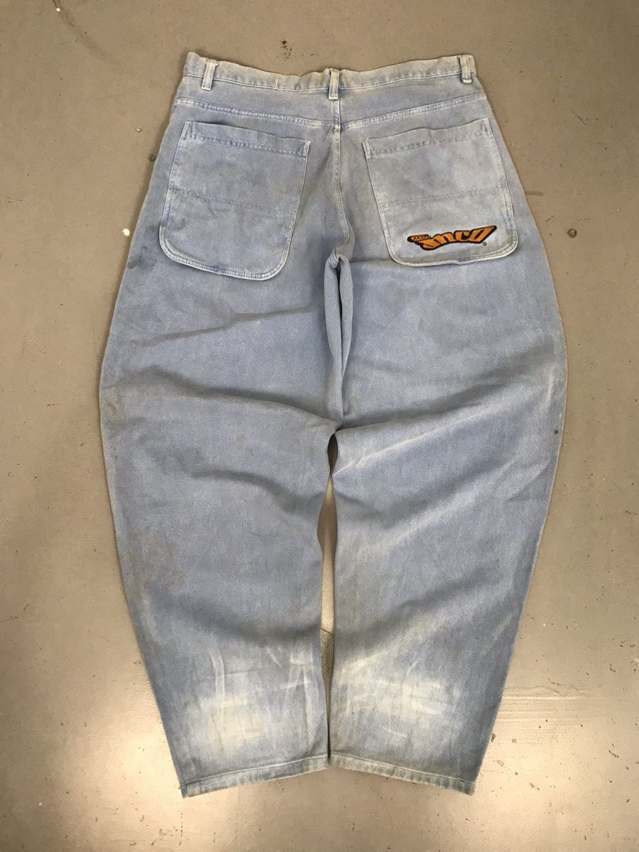 JNCO × Southpole × Vintage Vintage Jnco embroidered baggy fit denim Size US 38 / EU 54 - 2 Thumbnail