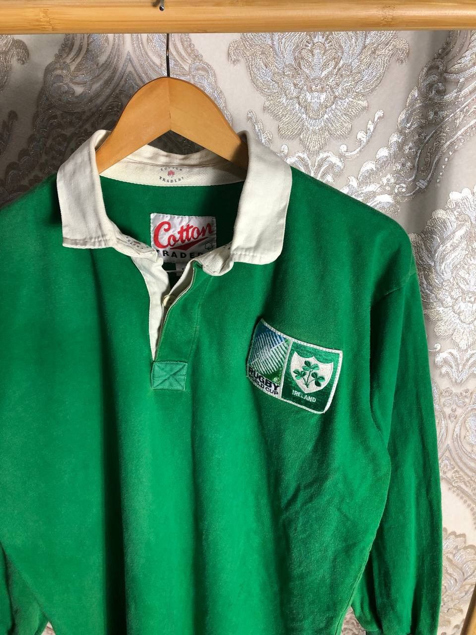 Cotton Traders VINTAGE COTTON TRADERS IRELAND RETRO RUGBY JERSEY Y2K 90s Size US L / EU 52-54 / 3 - 2 Thumbnail