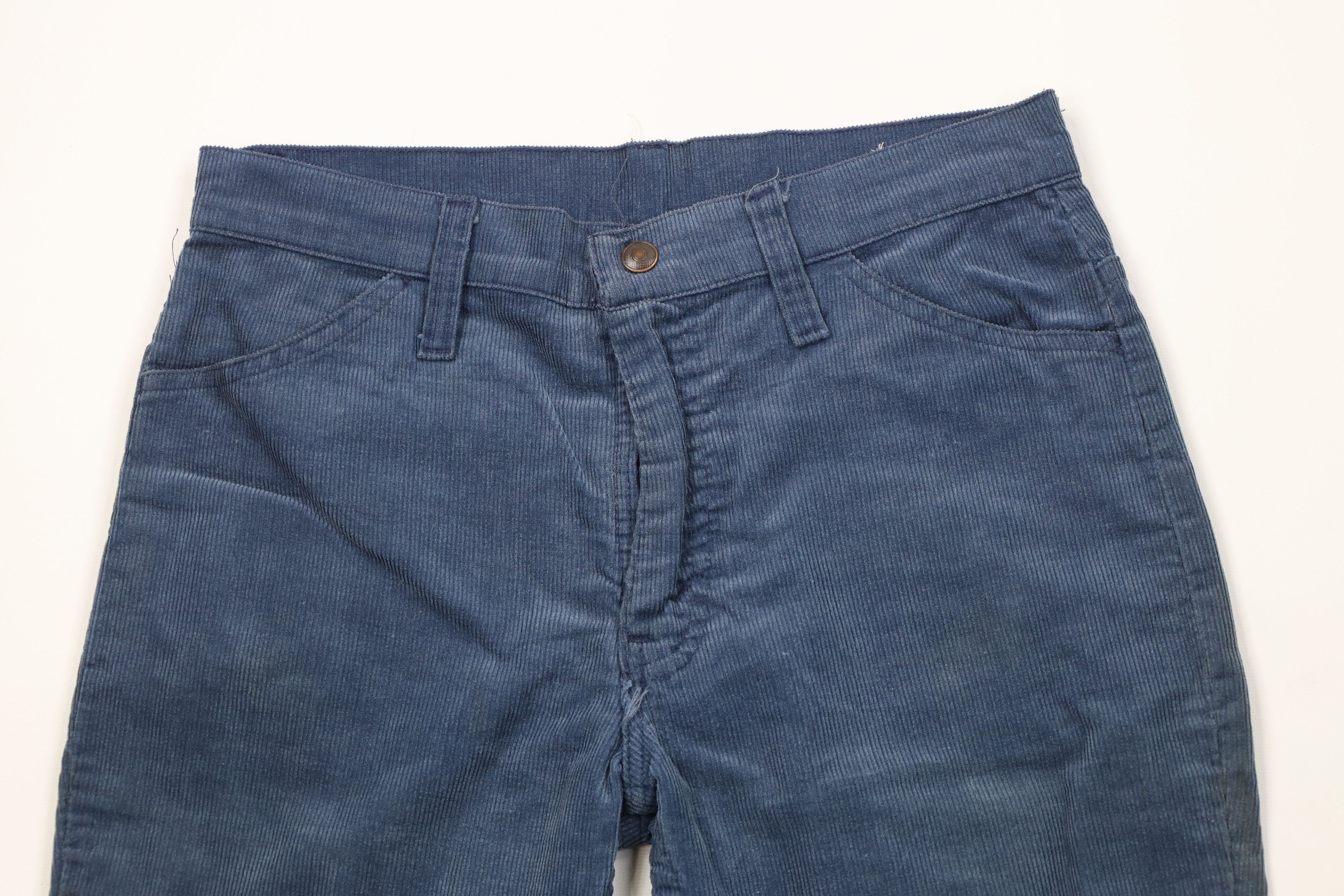 Vintage Vintage 70s Streetwear Flared Wide Leg Corduroy Pants USA Size US 29 - 2 Thumbnail