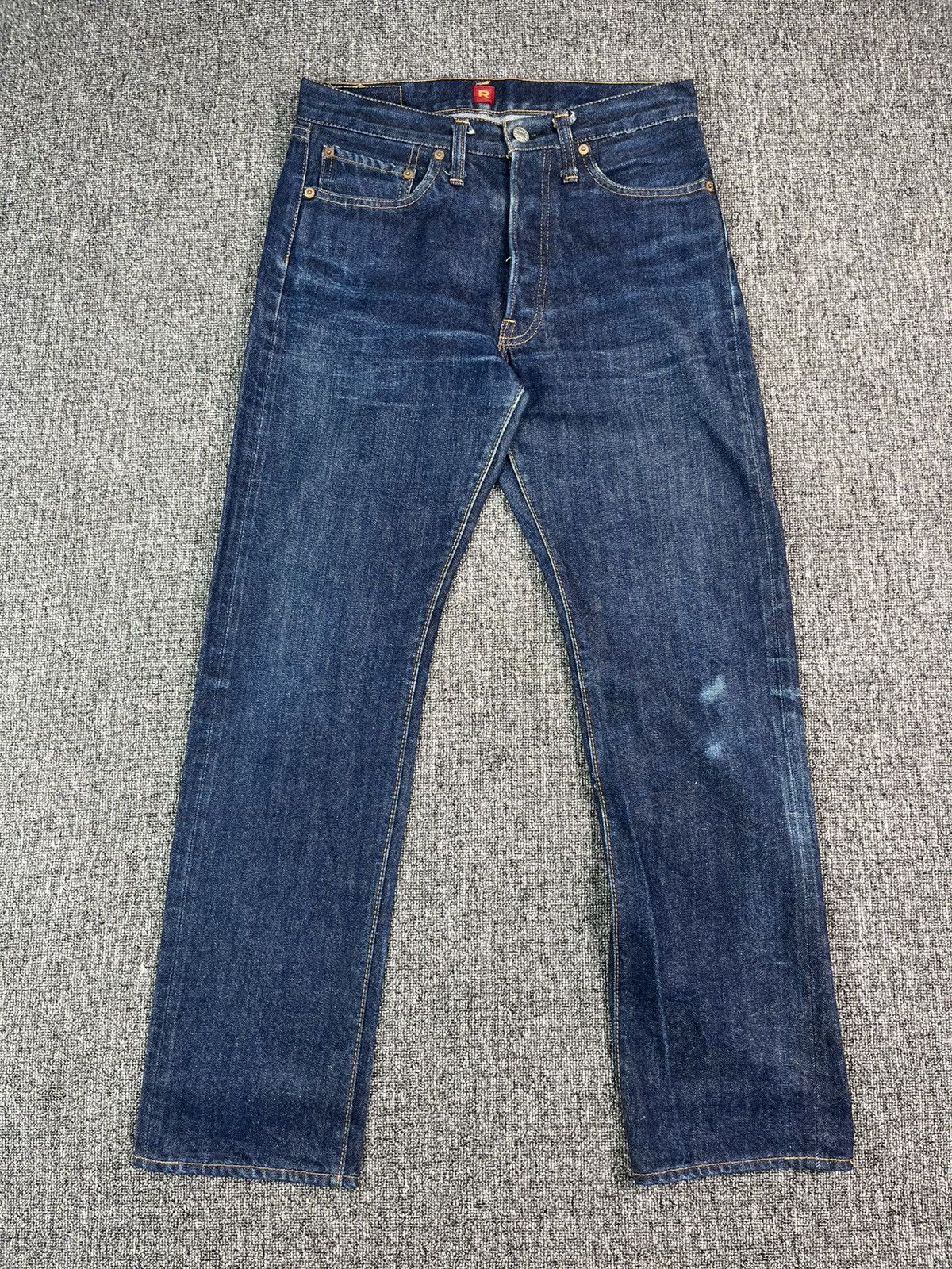 Japanese Brand × RESOLUTE × Vintage Vintage! 90s OG Resolute Jeans perfect faded Selvedge Jeans Size US 30 / EU 46 - 1 Thumbnail