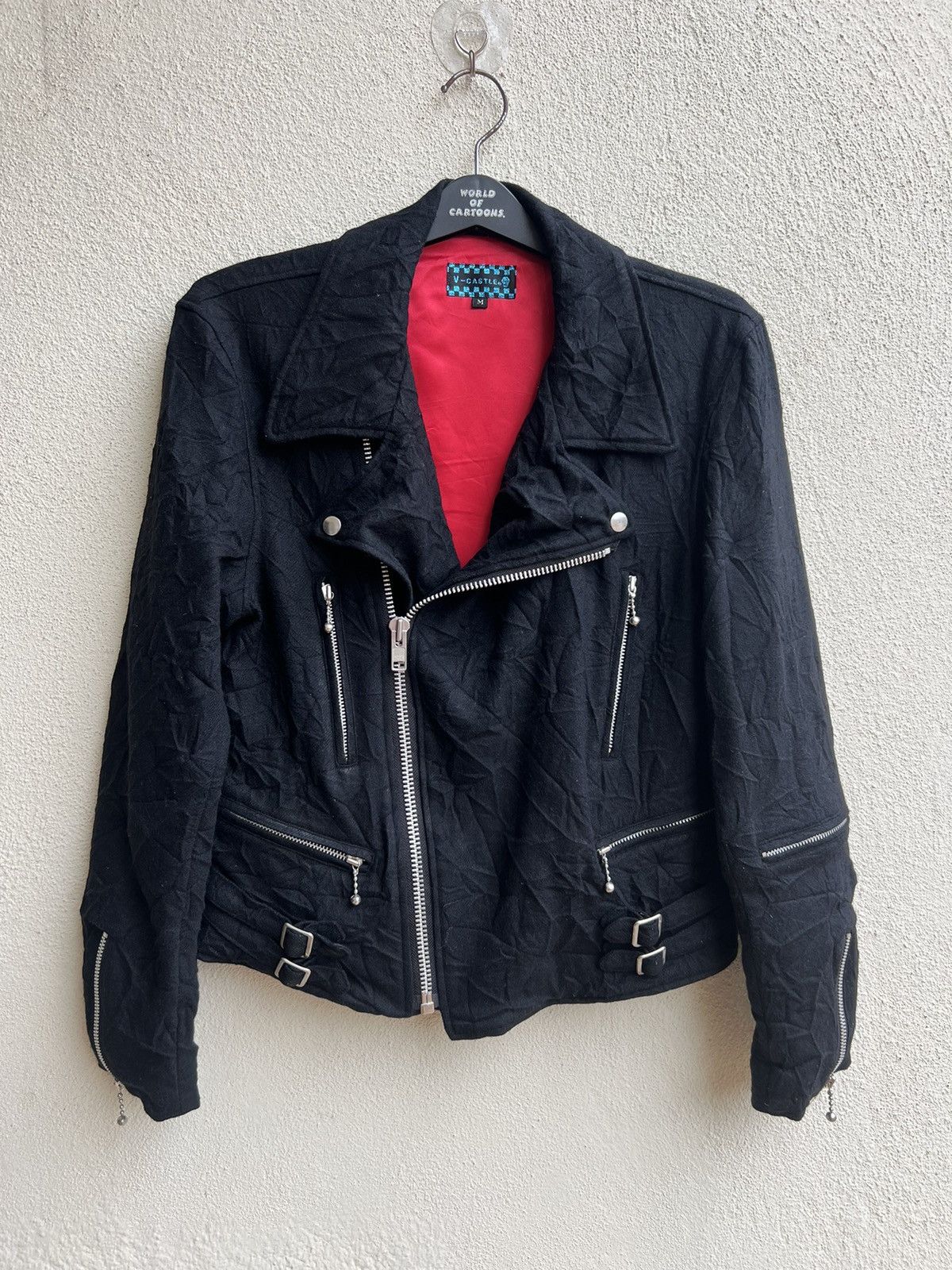 Vintage RARE!!! Vintage 90s V-Castle Japan Wool Punk Jacket Size US M / EU 48-50 / 2 - 6 Thumbnail