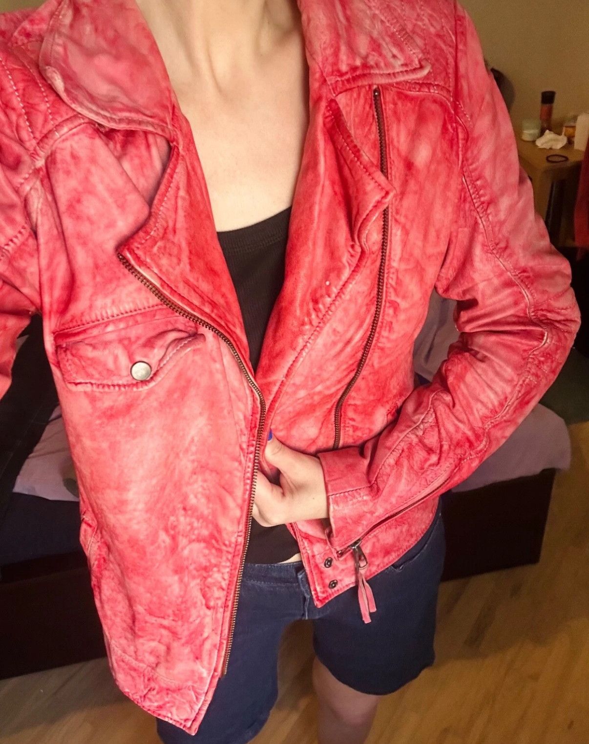 Guess Guess women genuine leather jacket size M Size M / US 6-8 / IT 42-44 - 2 Thumbnail