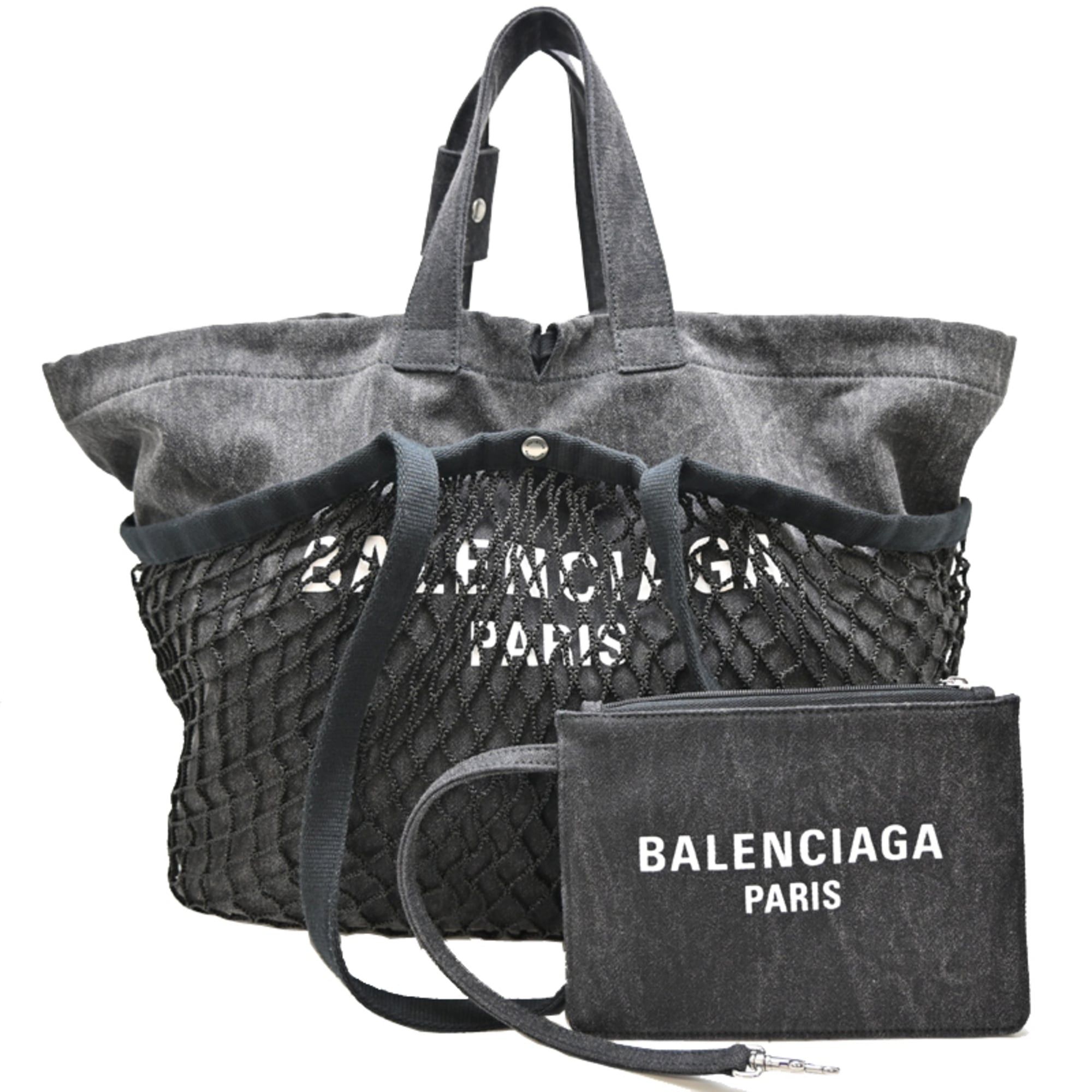 Balenciaga Balenciaga Women's/Men's Tote Bag 791809 Denim Black Size ONE SIZE - 1 Thumbnail