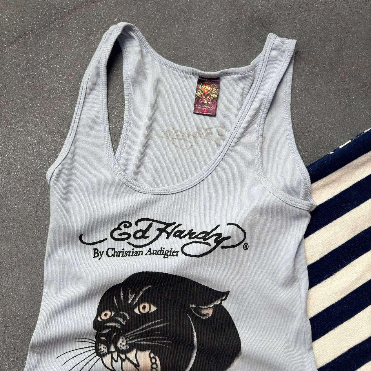 Ed Hardy × Vintage Ed Hardy Amazing Y2K Vintage Tank Top Size M / US 6-8 / IT 42-44 - 3 Thumbnail