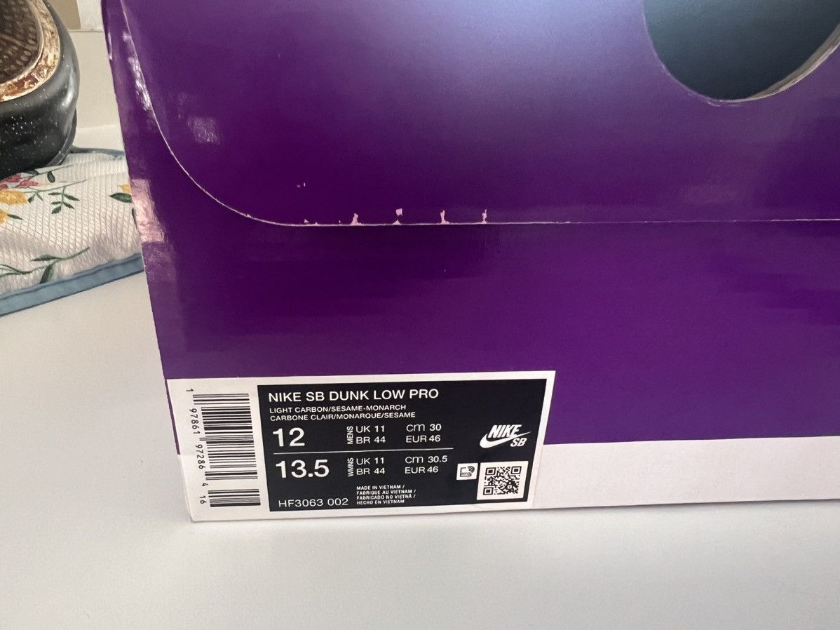 Nike Nike sb dunk low light carbon Size US 12 / EU 45 - 2 Thumbnail