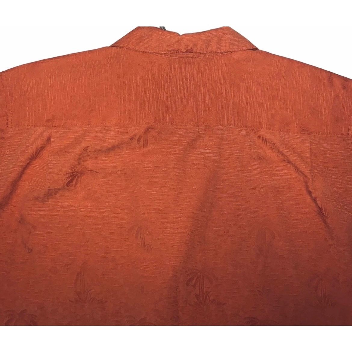 Other Gordon Short Sleeve Button Front Shirt Orange Palm Pattern Size US L / EU 52-54 / 3 - 6 Thumbnail