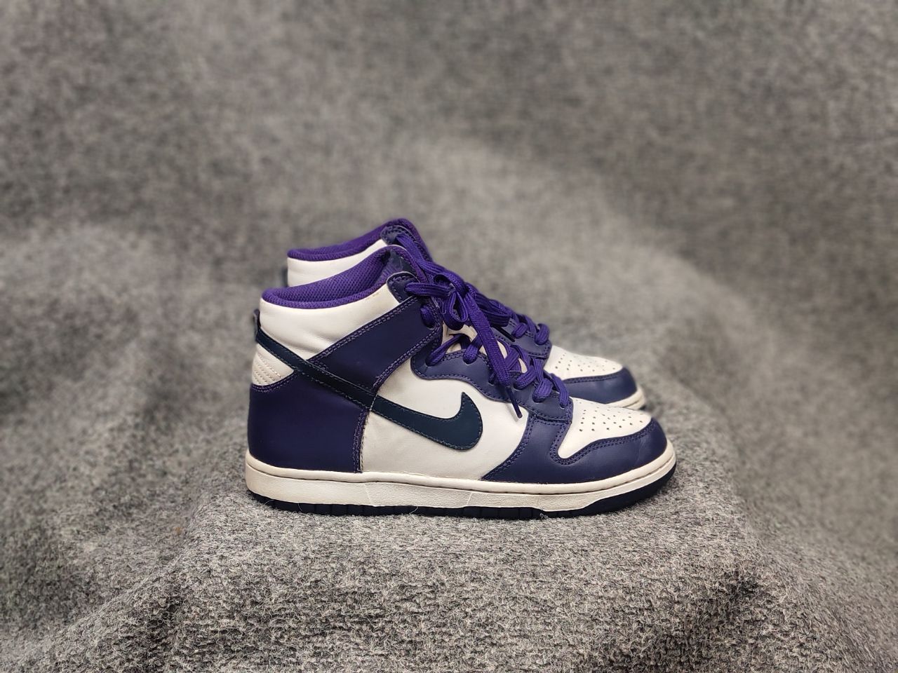 Nike Nike Dunk High Electro Purple Leather Shoes Sneaker Vintage Size US 8 / IT 38 - 1 Thumbnail