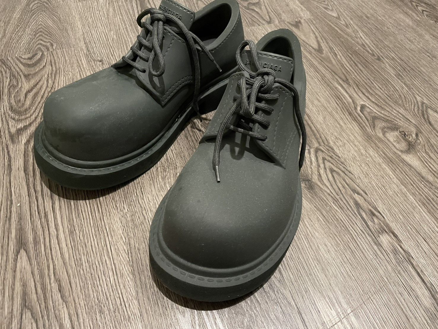 Balenciaga Steroid Derby in Dark Khaki Size US 8 / EU 41 - 1 Thumbnail