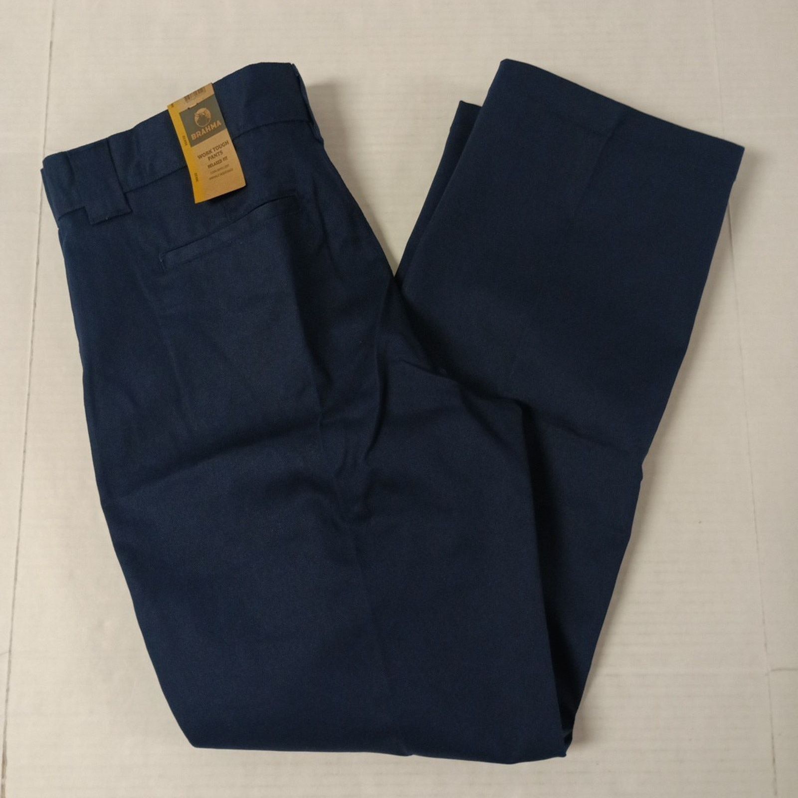 Other Brahma Men's Work Tough Pants Size 36x32 Blue Relaxed Fit Size US 36 / EU 52 - 1 Thumbnail