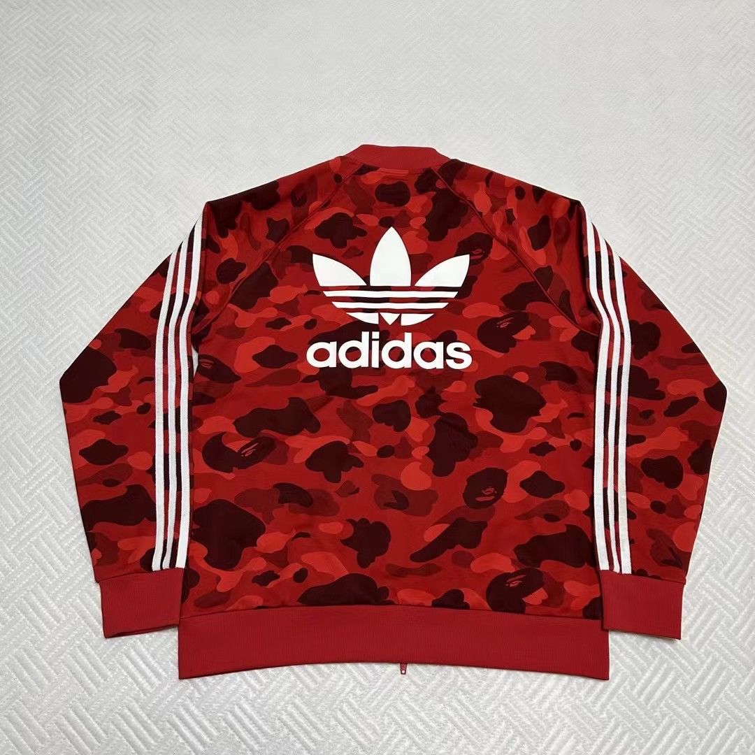 Adidas × Bape BAPE x ADIDAS ADICOLOR TRACK JACKET Size US M / EU 48-50 / 2 - 2 Thumbnail