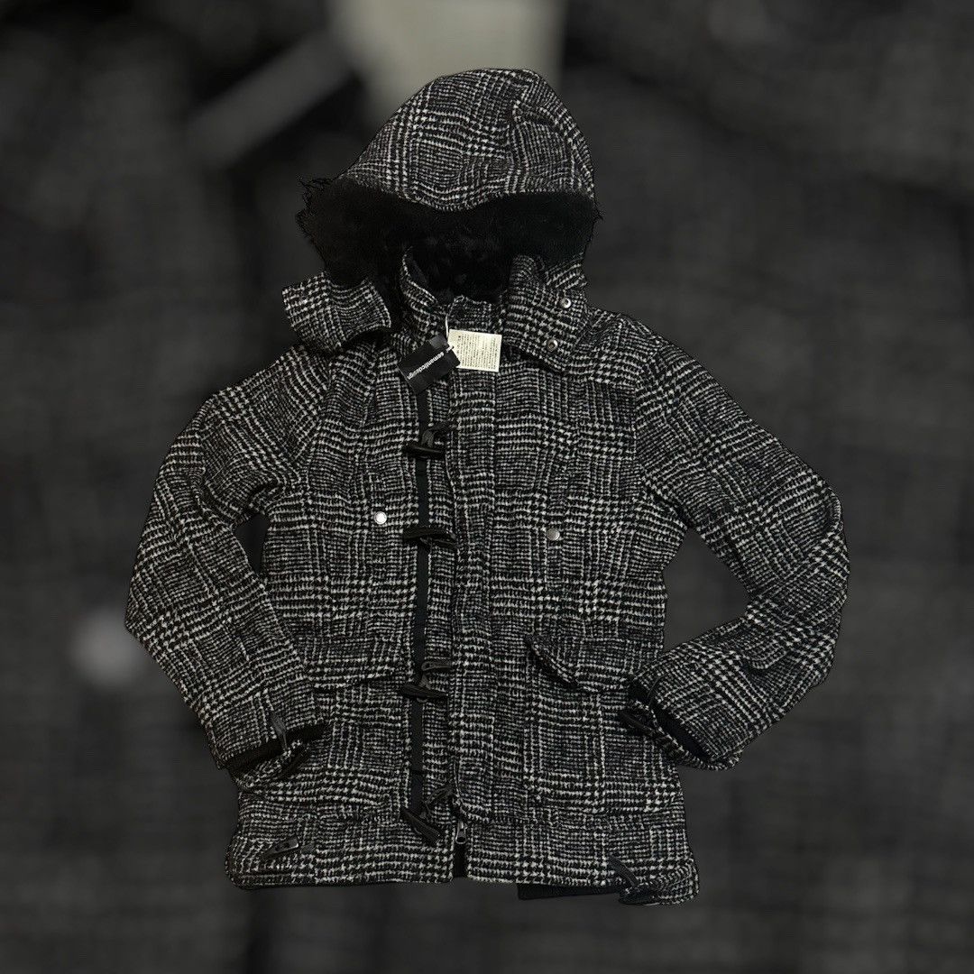 Semantic Design Wool Fur Jacket With Tag