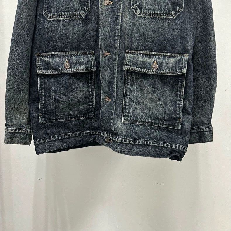 Balenciaga Balenciaga FW20 24/7 NEWS NEWS embroidered logo denim jacke Size US S / EU 44-46 / 1 - 4 Thumbnail