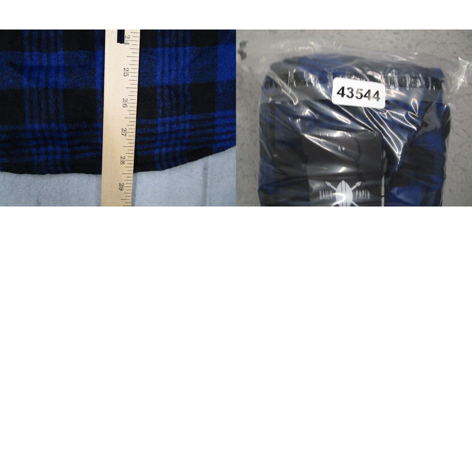 Daily Paper Daily Paper Shirt Men Small Blue Plaid Wool Blend Button Up Flannel Work Casual Size US S / EU 44-46 / 1 - 8 Thumbnail