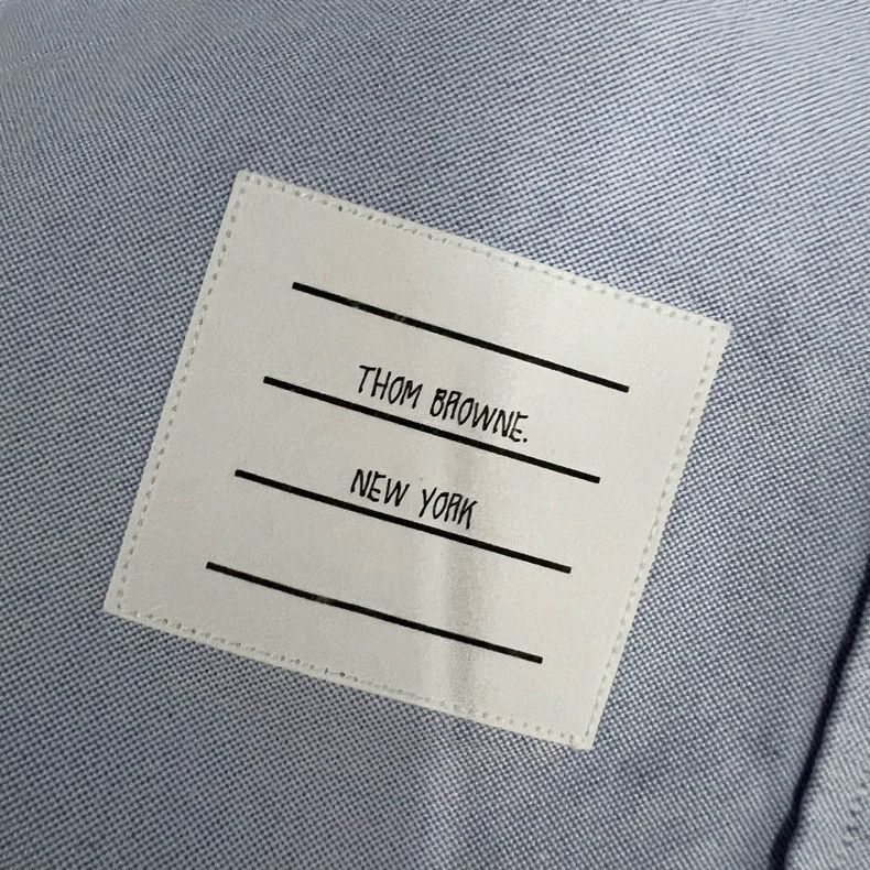 Thom Browne Thom browne Blue long-sleeved shirt A-line dress 2503-Nexta Size XS / US 0-2 / IT 36-38 - 6 Thumbnail