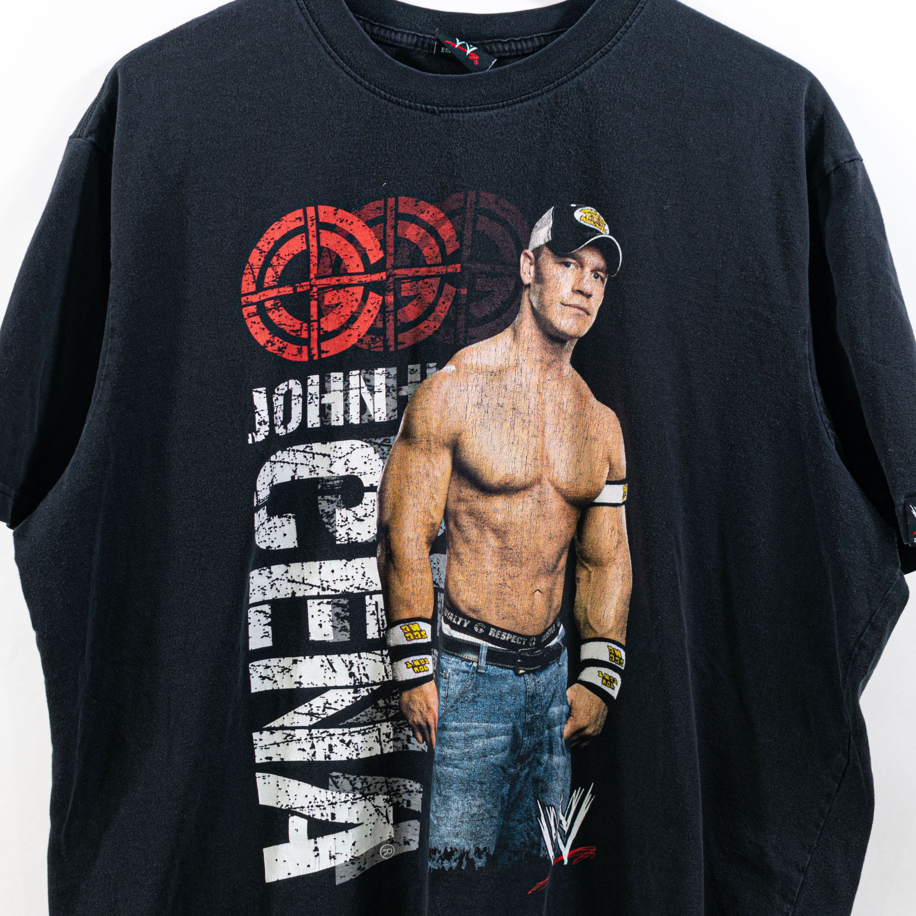 Vintage WWE John Cena Live Fast Fight Hard T-Shirt Y2K Wrestling Size US XXL / EU 58 / 5 - 3 Thumbnail