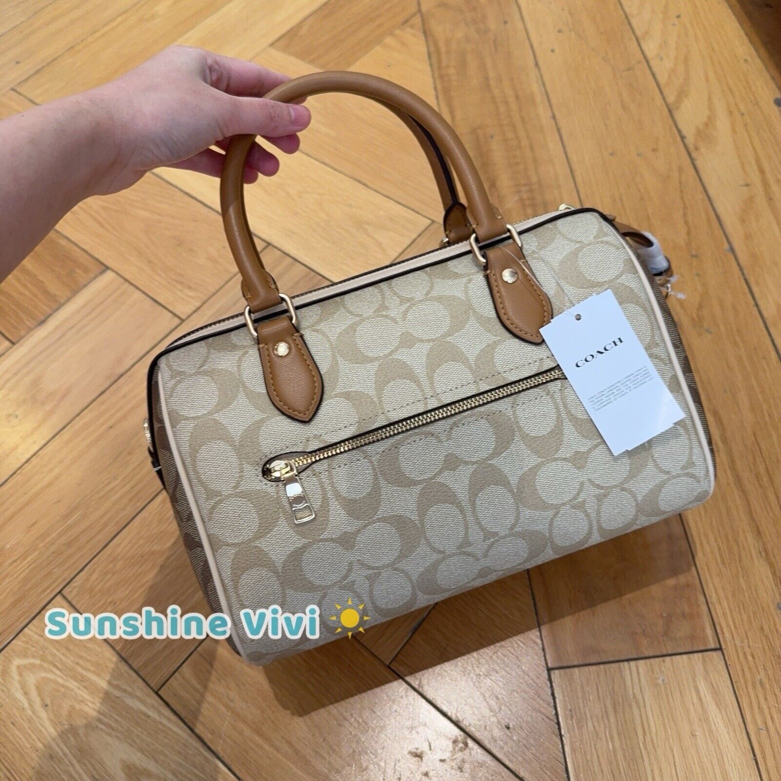 Coach NWT Coach CS185 Rowan Satchel Bag In Blocked Size ONE SIZE - 2 Thumbnail