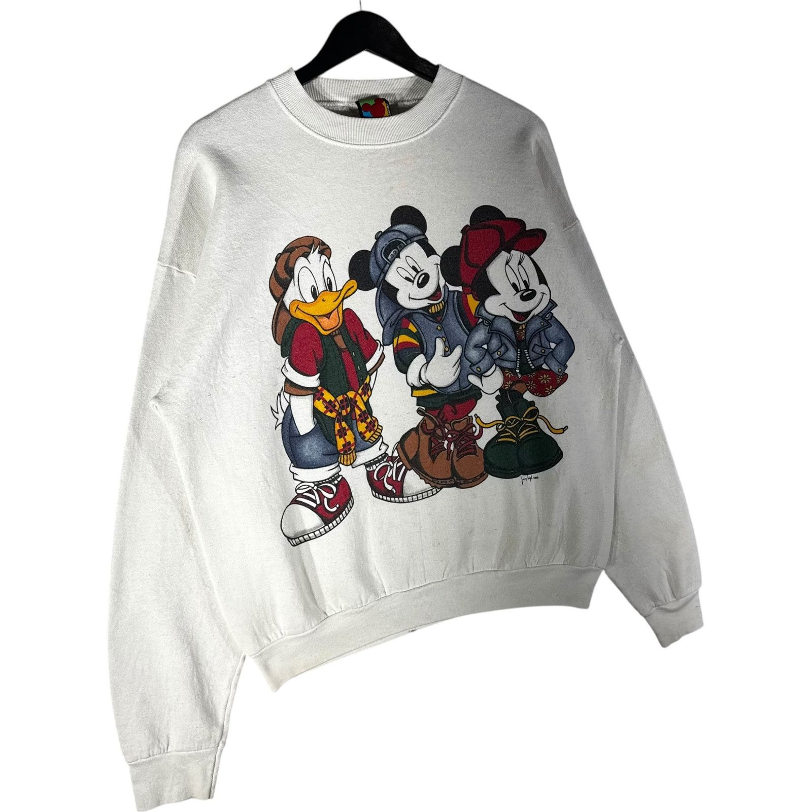 Mickey Unlimited Vintage Disney Donald, Mickey, Minnie Streetwear Crewneck Size US XL / EU 56 / 4 - 4 Thumbnail