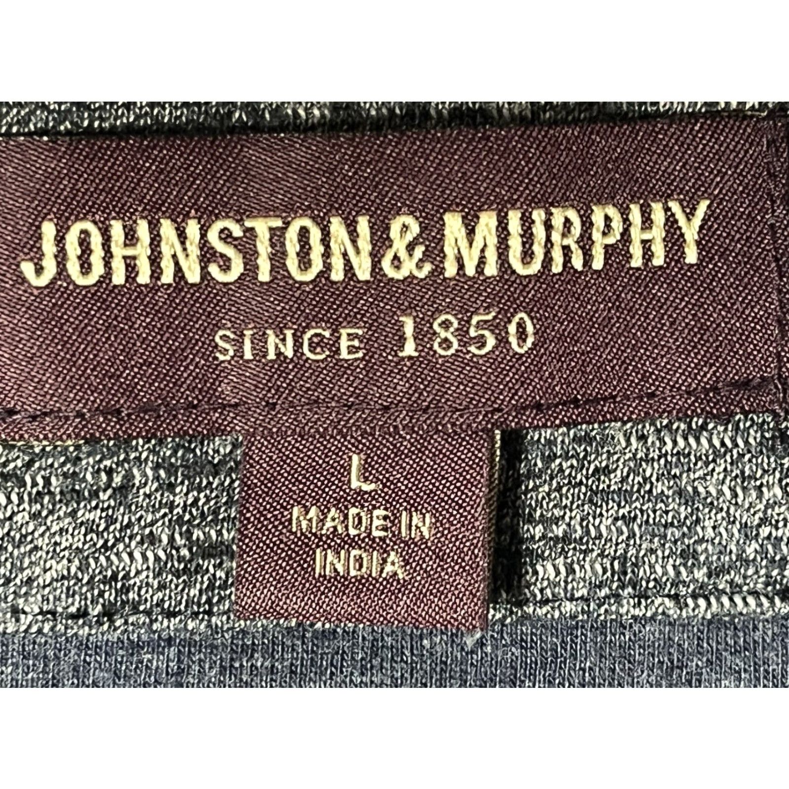 Johnston & Murphy Johnston & Murphy Long Sleeve Shirt Blue Button up Men's L Size US L / EU 52-54 / 3 - 6 Thumbnail