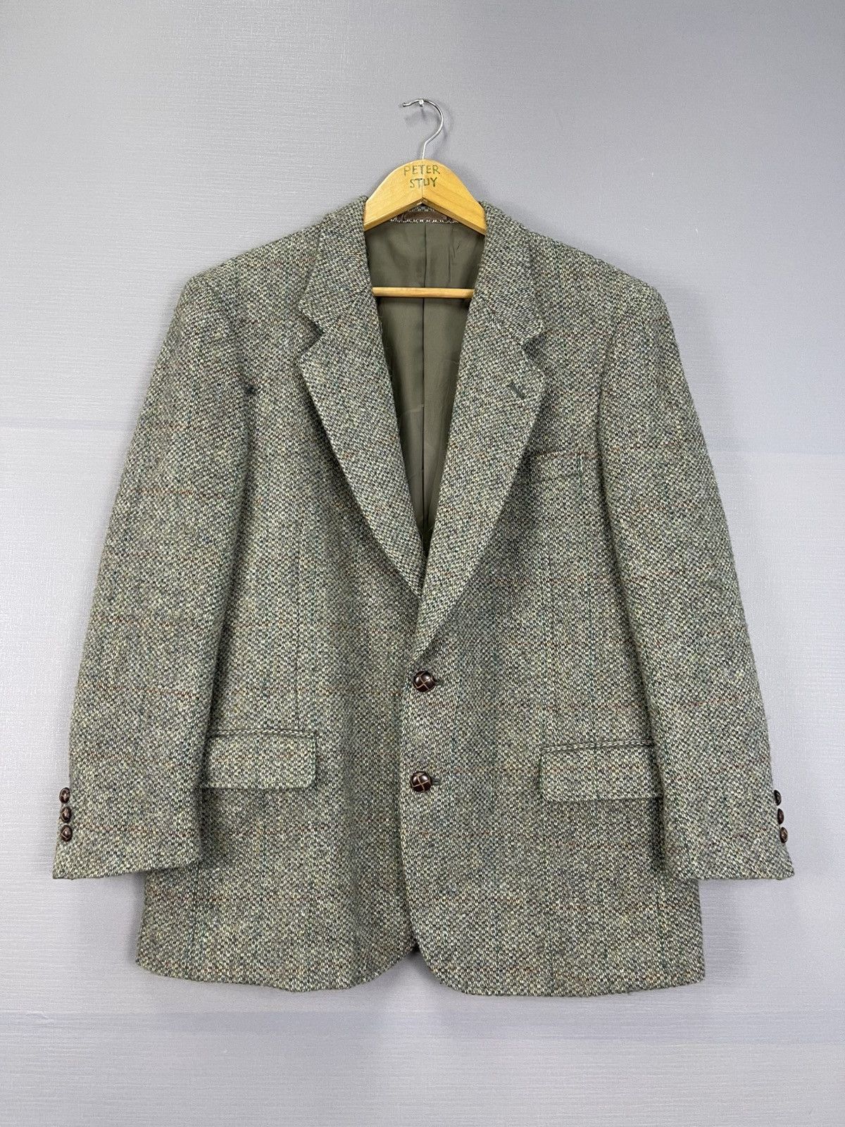 Harris Tweed Vintage Harris Tweed Jacket Size US L / EU 52-54 / 3 - 1 Thumbnail