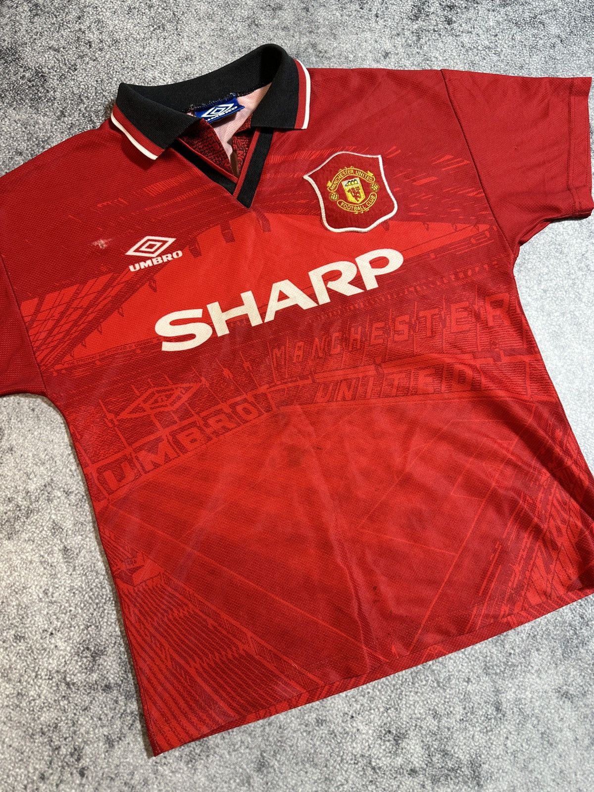 Umbro × Vintage Vintage Umbro Manchester United jersey soccer Blokecore XS Size US XS / EU 42 / 0 - 2 Thumbnail
