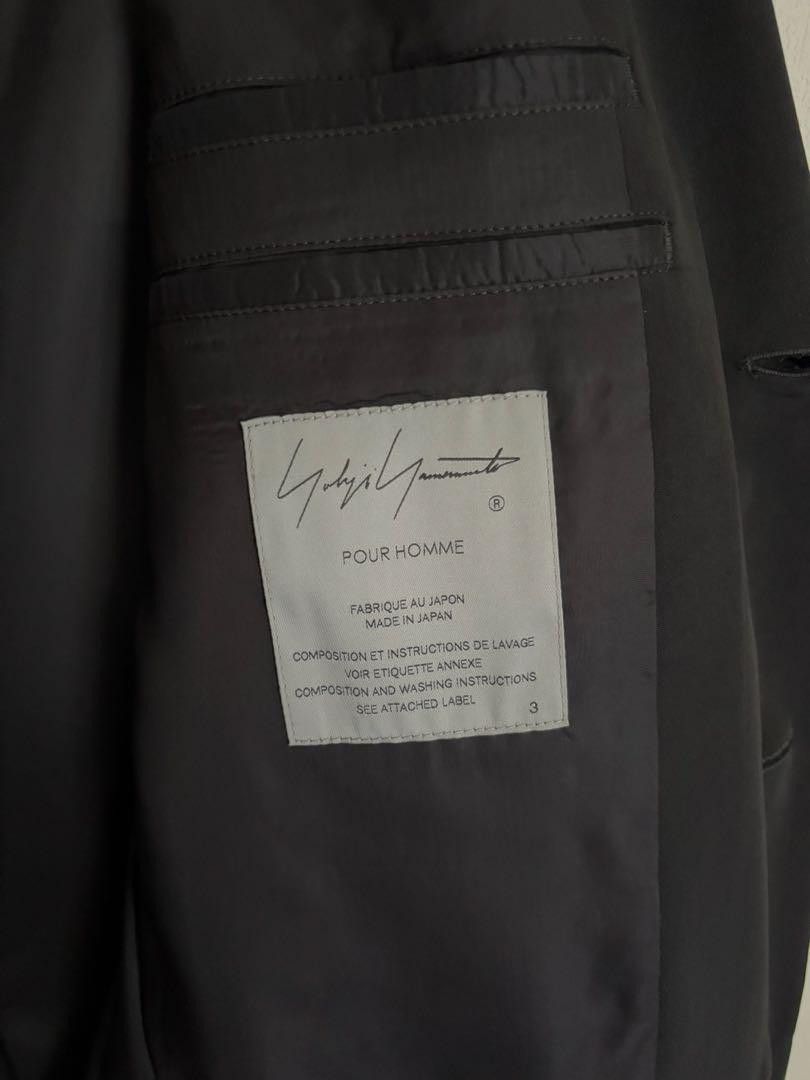 Yohji Yamamoto POUR HOMME 24ss tuxedo hoodie jacket HZ-J07-500 Size US L / EU 52-54 / 3 - 5 Thumbnail
