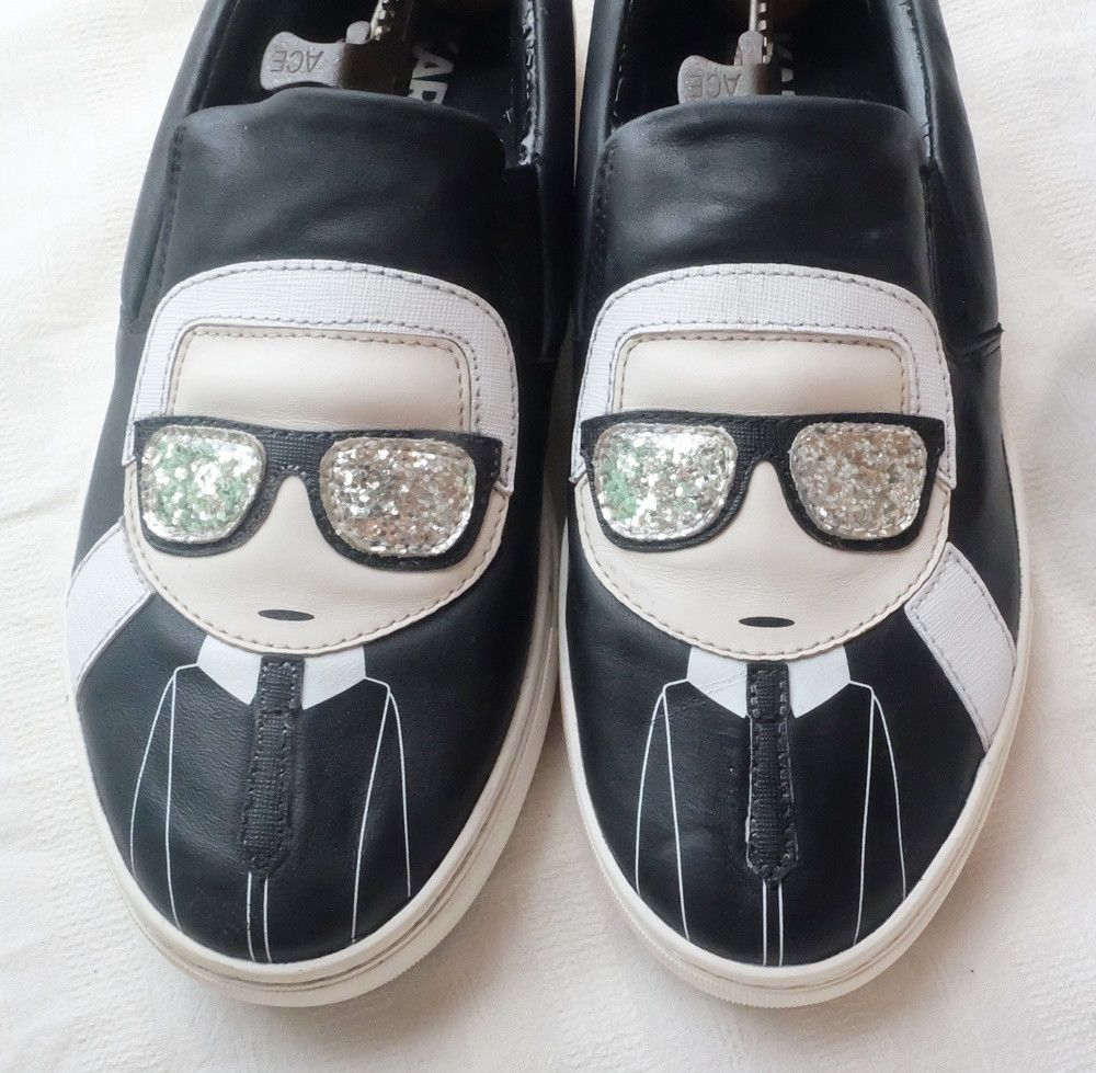 Karl Lagerfeld Karl Lagerfeld Slip-On Shoes Size US 9 / EU 42 - 2 Thumbnail