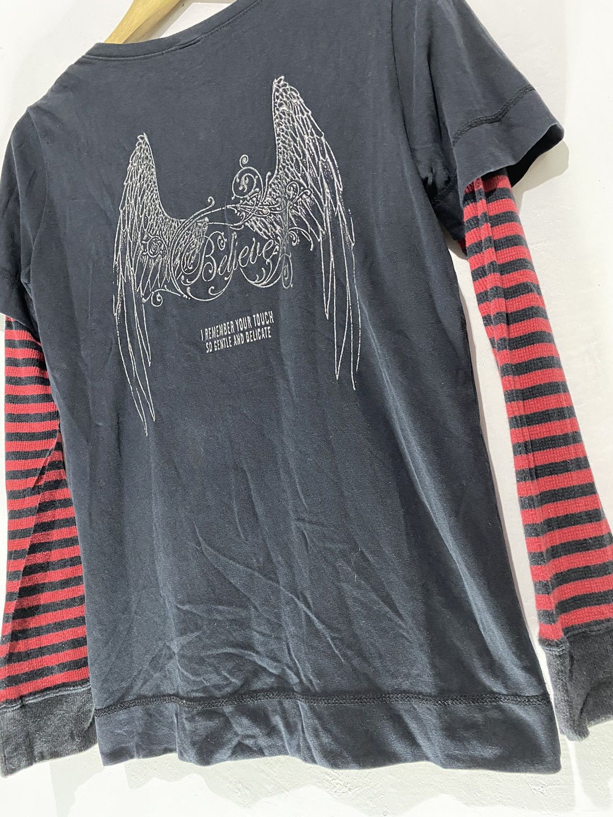 If Six Was Nine × Japanese Brand × Le Grande Bleu (L.G.B.) 2in1 japanese cross double layers tee Size US M / EU 48-50 / 2 - 3 Thumbnail
