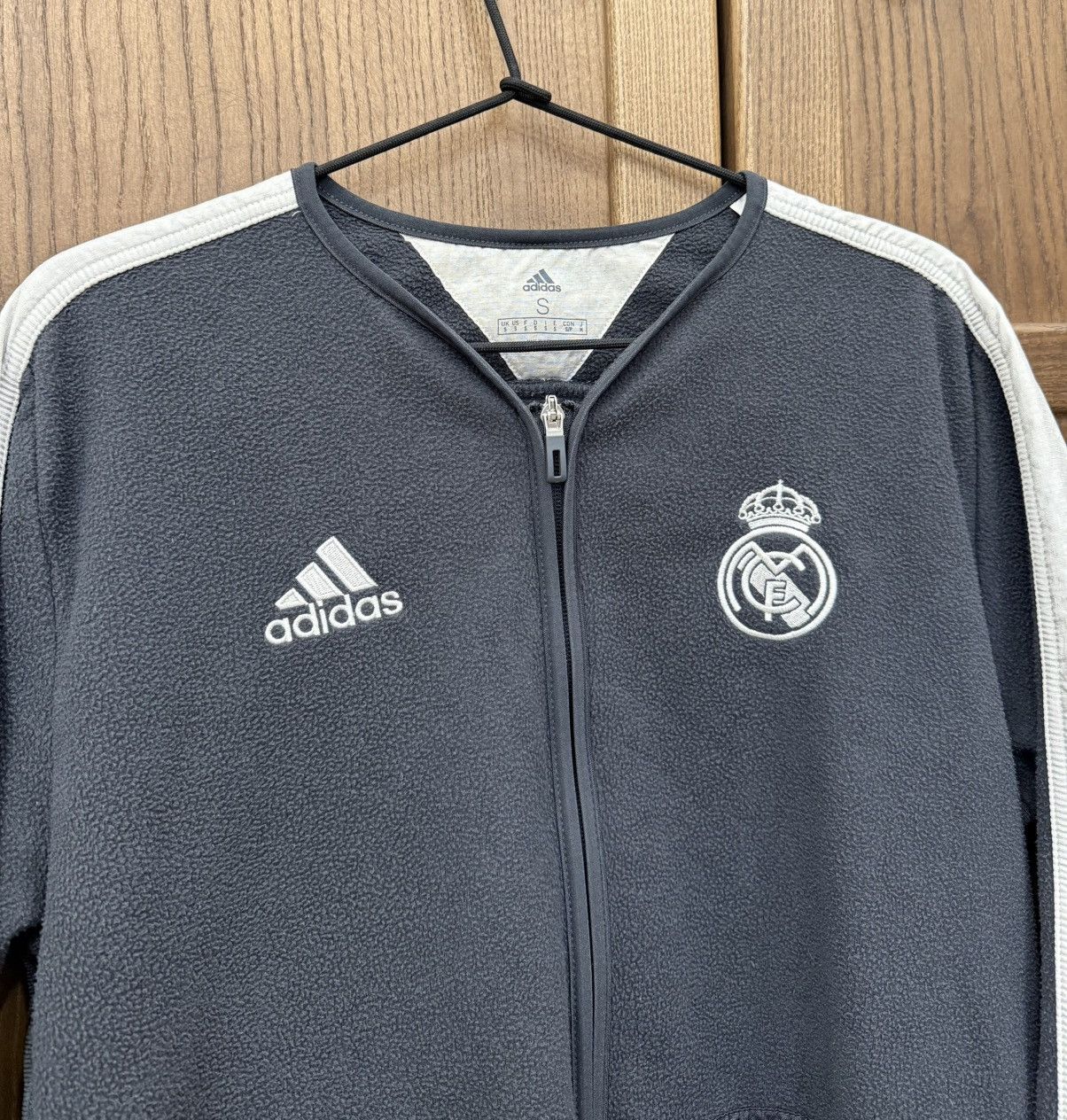 Adidas Adidas 2021 Real Madrid Football Soccer Fleece Jacket Size US S / EU 44-46 / 1 - 4 Thumbnail