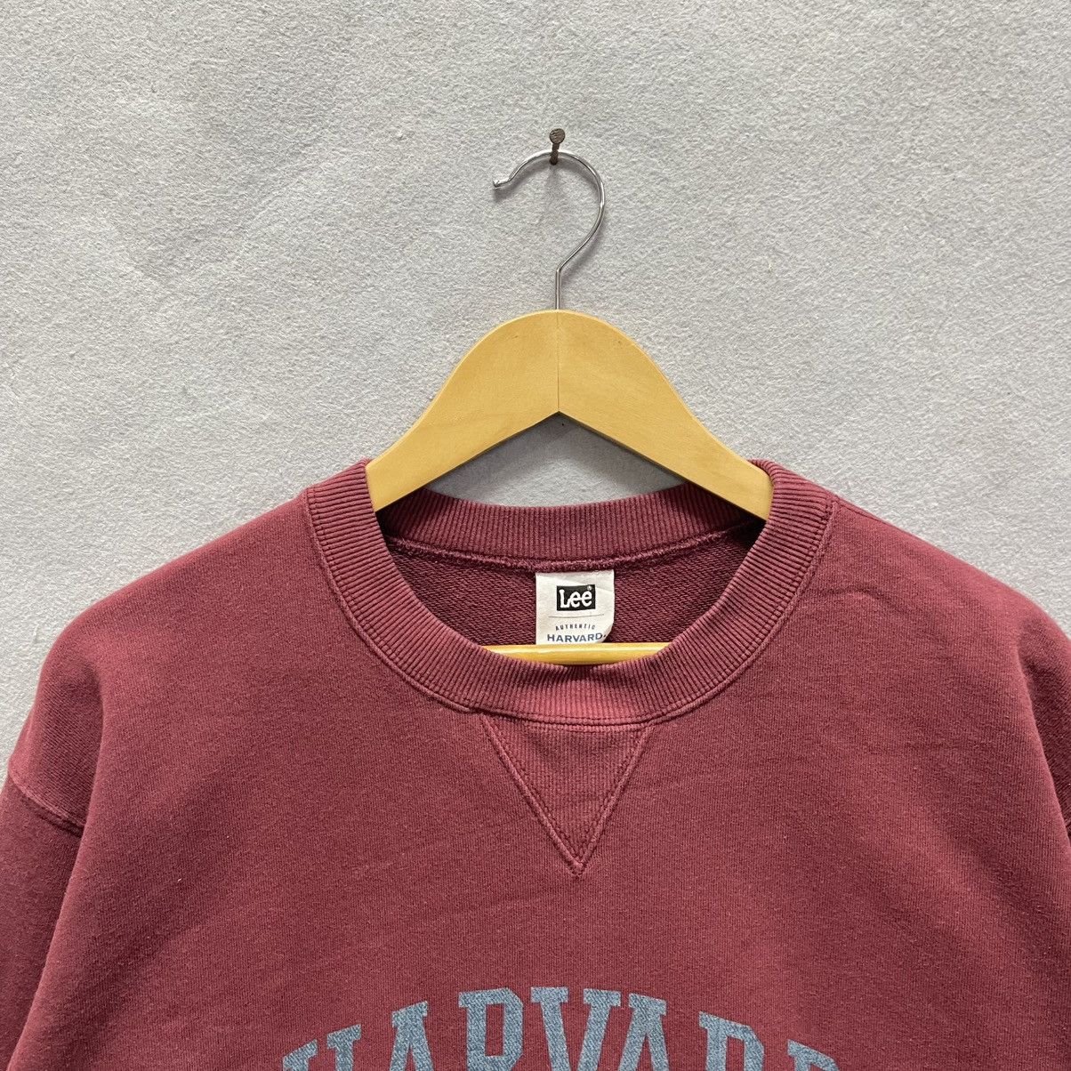Lee 90s Lee Harvard Maroon Crewneck Sweatshirt Size US XL / EU 56 / 4 - 2 Thumbnail