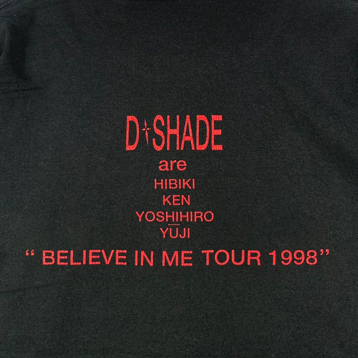 Jerzees Vintage 1998 D-SHADE DEAREST SHADE Visual Kei Tee Shirt Size US M / EU 48-50 / 2 - 5 Thumbnail