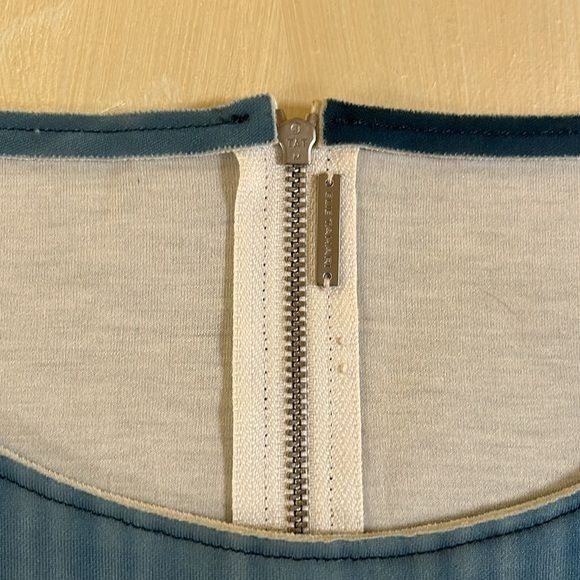 Elie Tahari ELIE TAHARI size 12 blue watercolor luxury seath dress in ex Size XL / US 12-14 / IT 48-50 - 5 Thumbnail