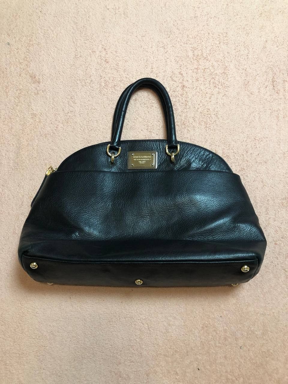 Dolce & Gabbana LUXURY DOLCE&GABBANA Black Leather Handbag Size ONE SIZE - 6 Thumbnail
