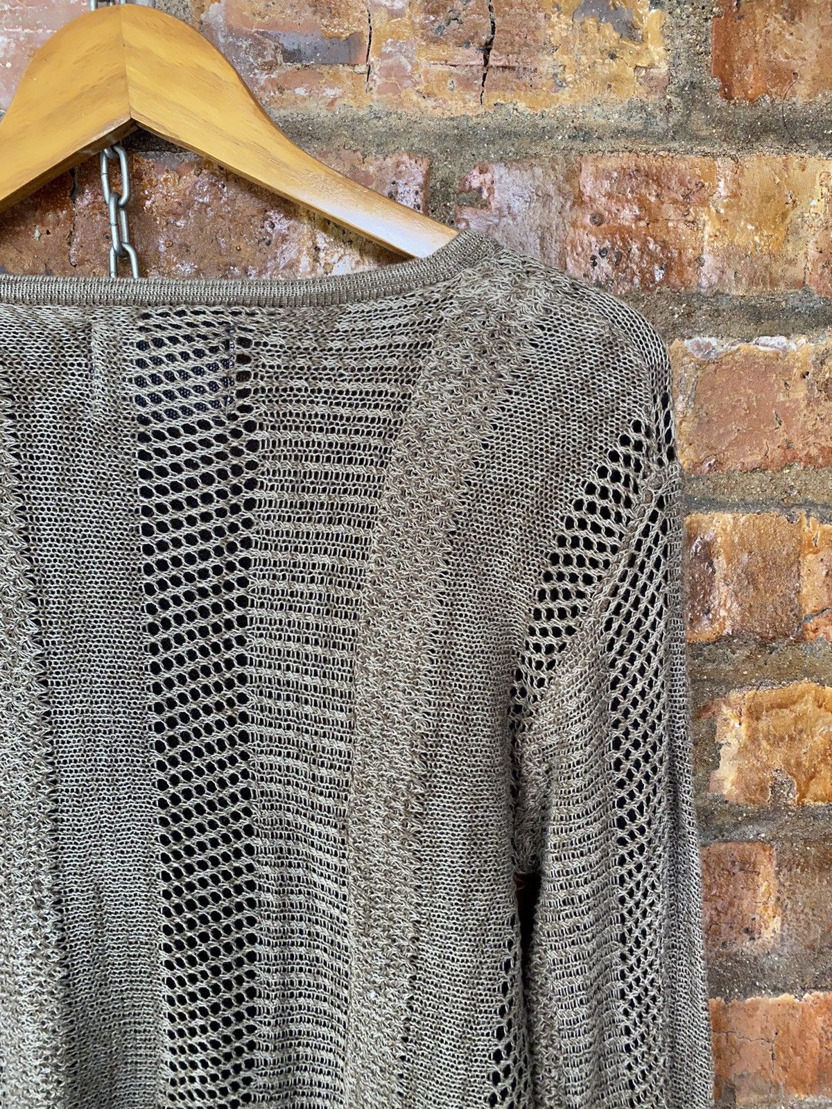 General Research × Japanese Brand × Slick SLICK Japan Mesh spider Web Knit Size US S / EU 44-46 / 1 - 15 Thumbnail