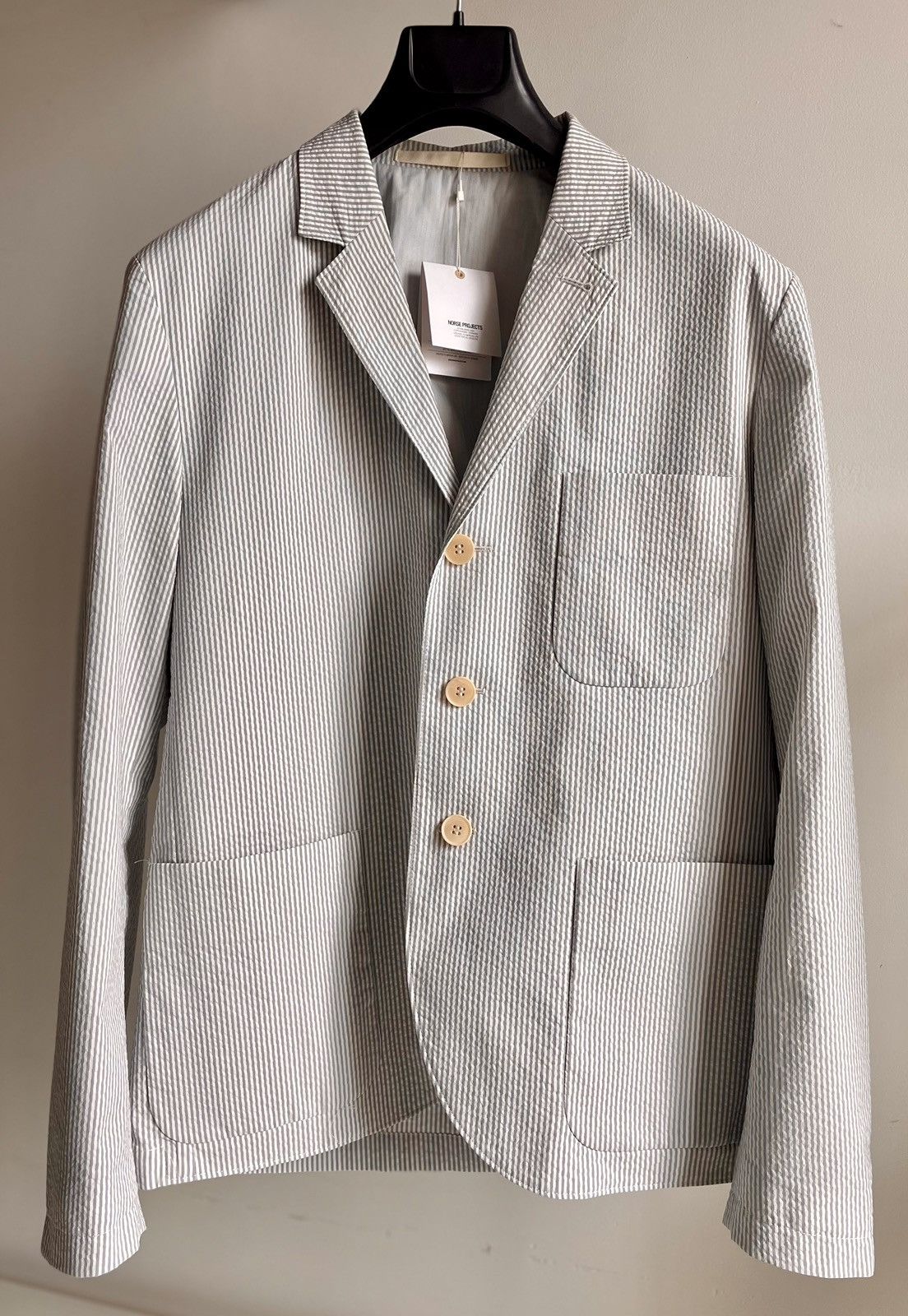 Norse Projects Norse Projects seersucker blazer Size 48R - 1 Thumbnail