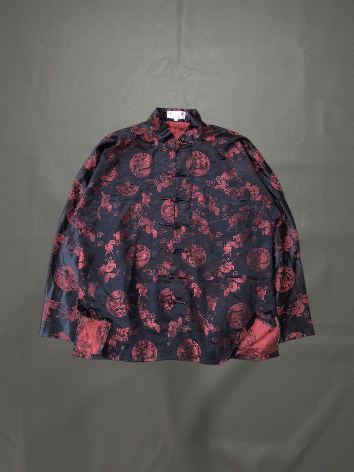 Karakuri Tamashii Japanese Sukajan Dragon Shirt Size US L / EU 52-54 / 3 - 1 Thumbnail