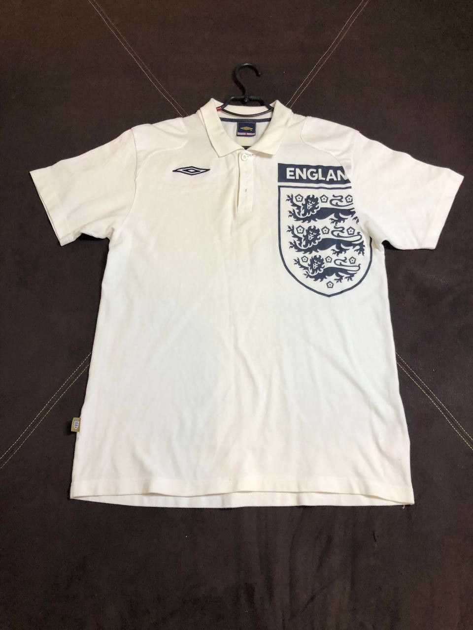 Umbro ENGLAND TEAM FOOTBALL POLO SHIRT JERSEY TRAINING UMBRO Size US L / EU 52-54 / 3 - 1 Thumbnail