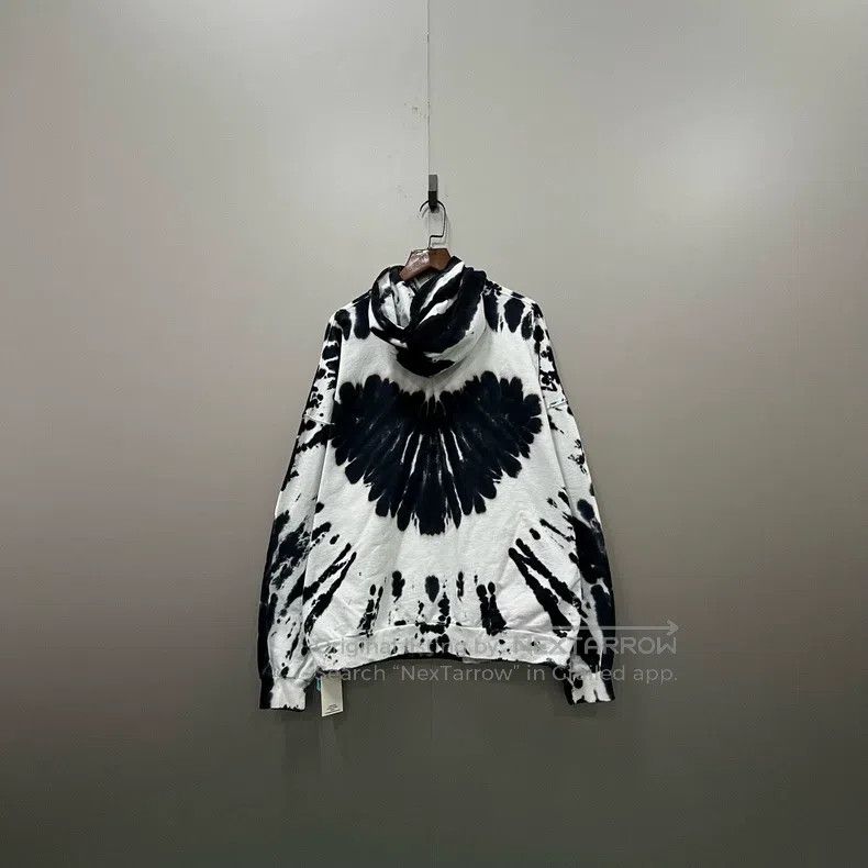 Balenciaga Balenciaga Heart Tie-Dye Logo Hoodie Size US XS / EU 42 / 0 - 2 Thumbnail