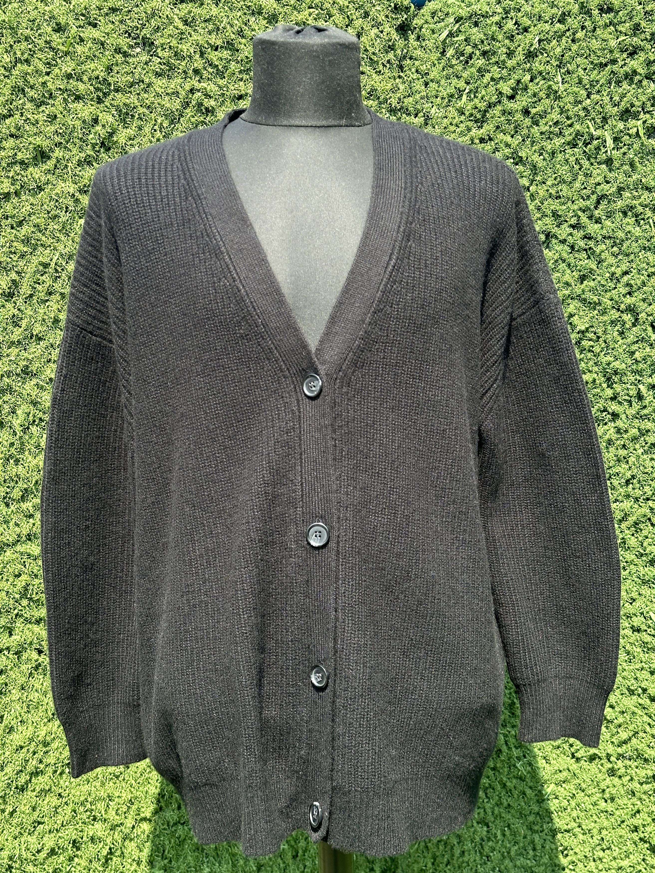 Other Jenni Kayne Knit Cocoon Cardigan 100% Cashmere Black Size L Size L / US 10 / IT 46 - 8 Thumbnail
