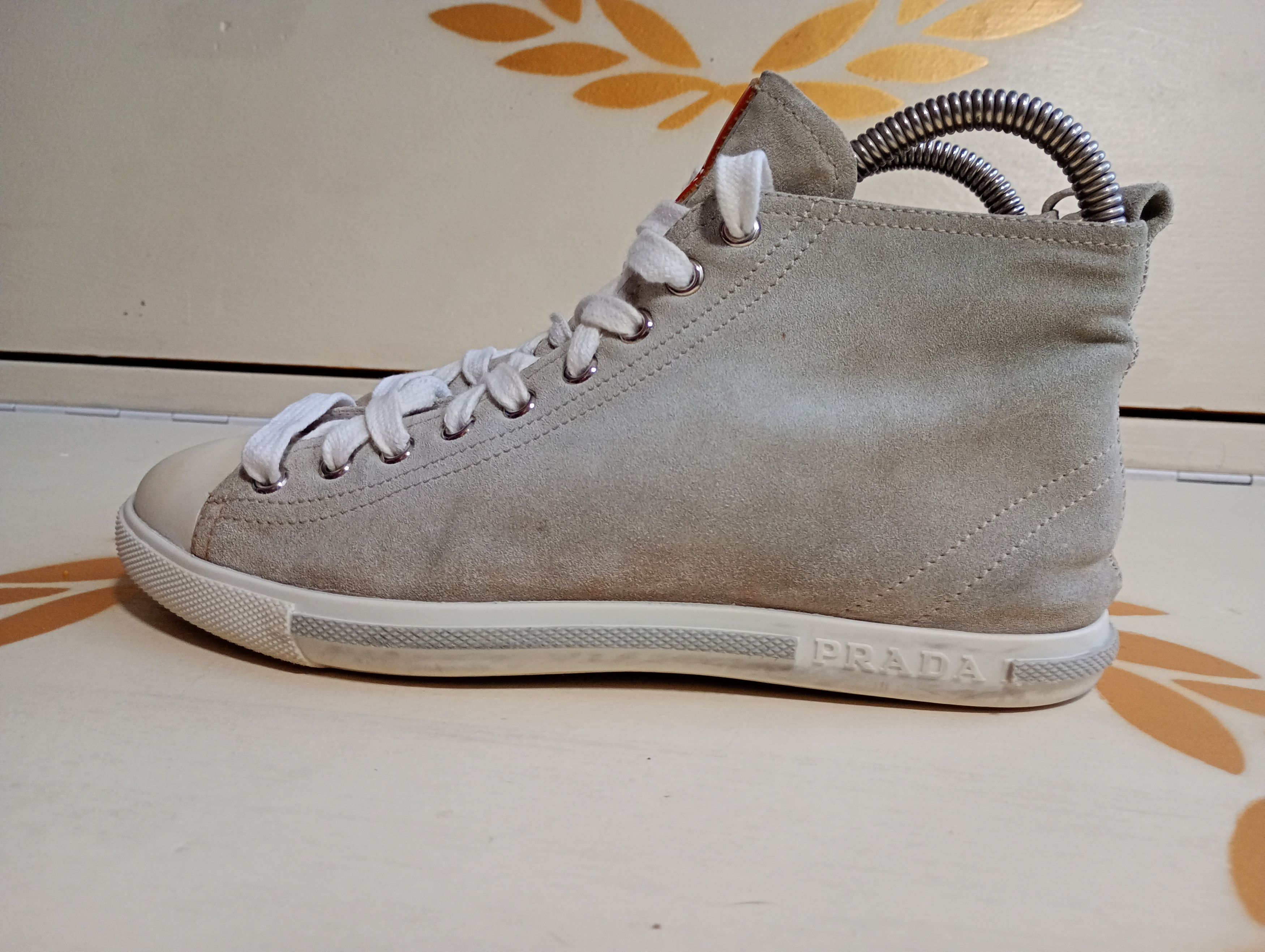 Prada Prada Suede Trainers size 37 Size US 7 / IT 37 - 1 Thumbnail